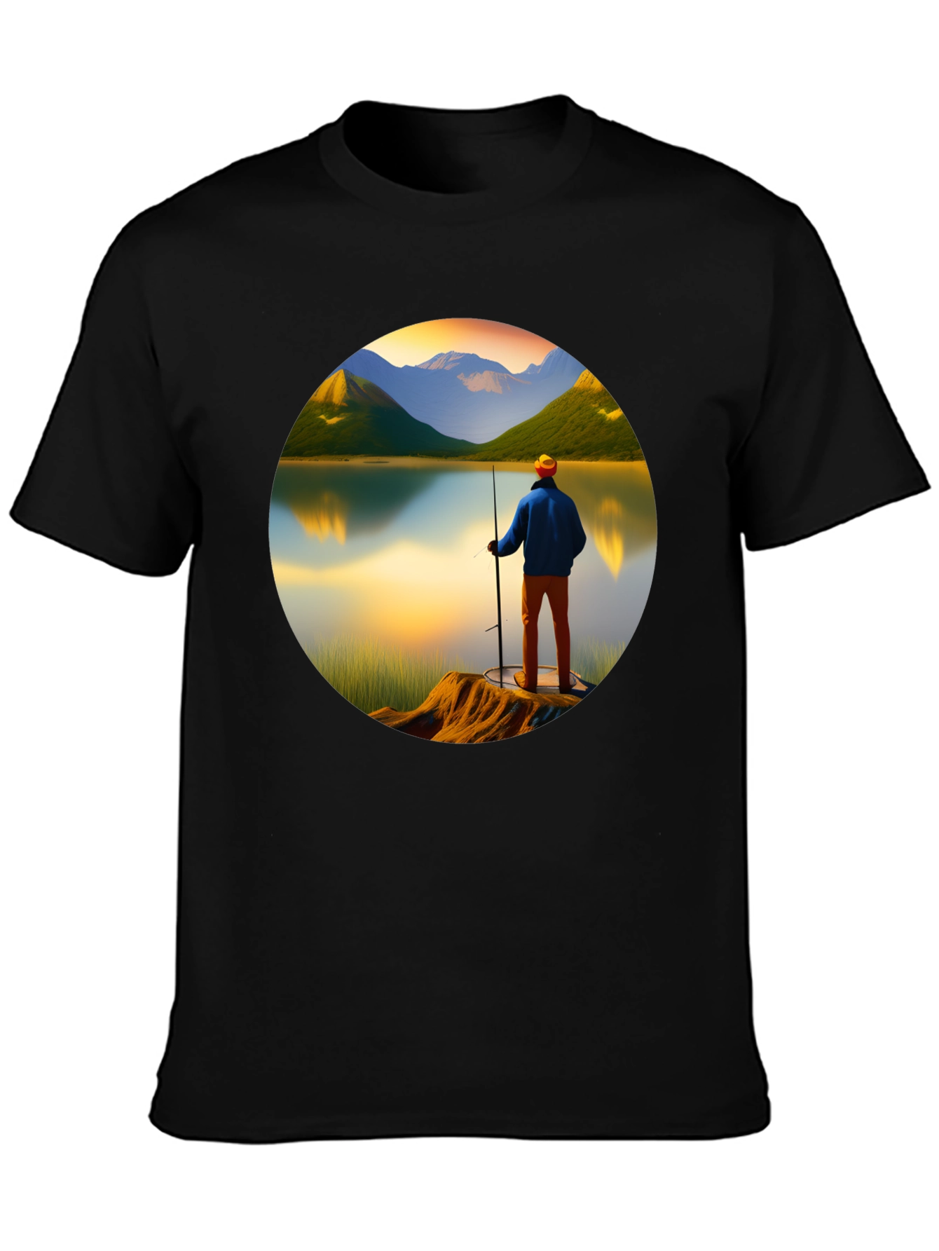 Scenic Fisherman Graphic Tee