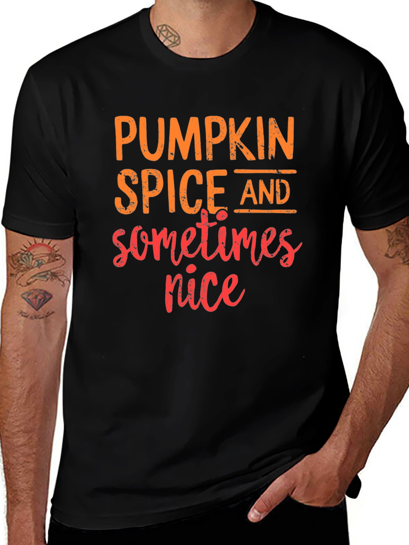 Pumpkin Spice & Sometimes Nice Graphic Tee