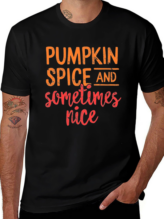 Pumpkin Spice & Sometimes Nice Graphic Tee