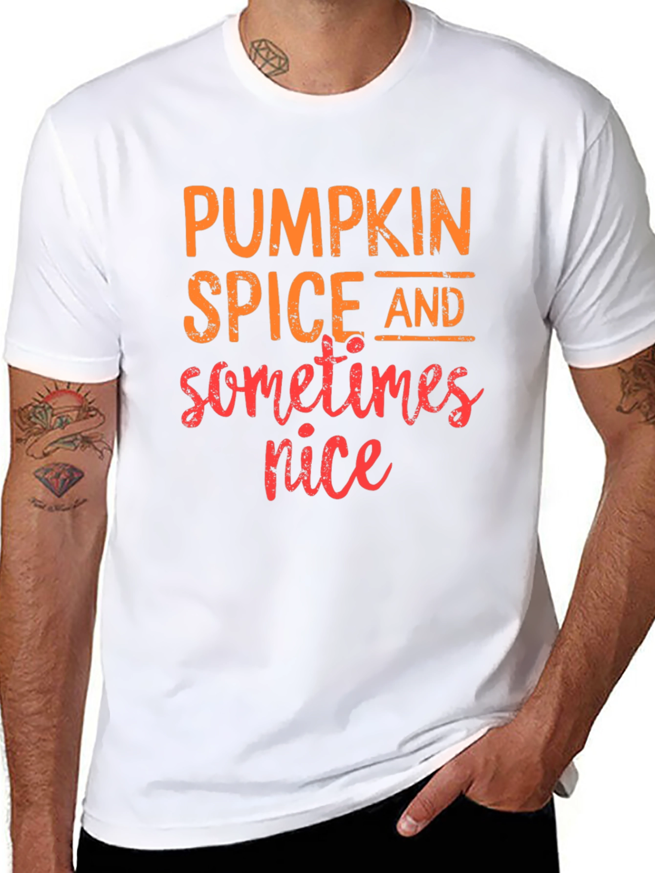 Pumpkin Spice & Sometimes Nice Graphic Tee