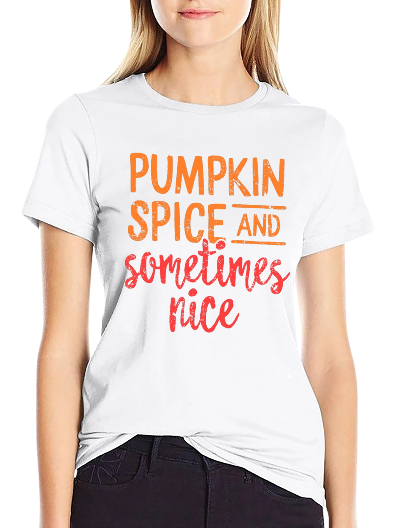 Pumpkin Spice & Sometimes Nice Graphic Tee