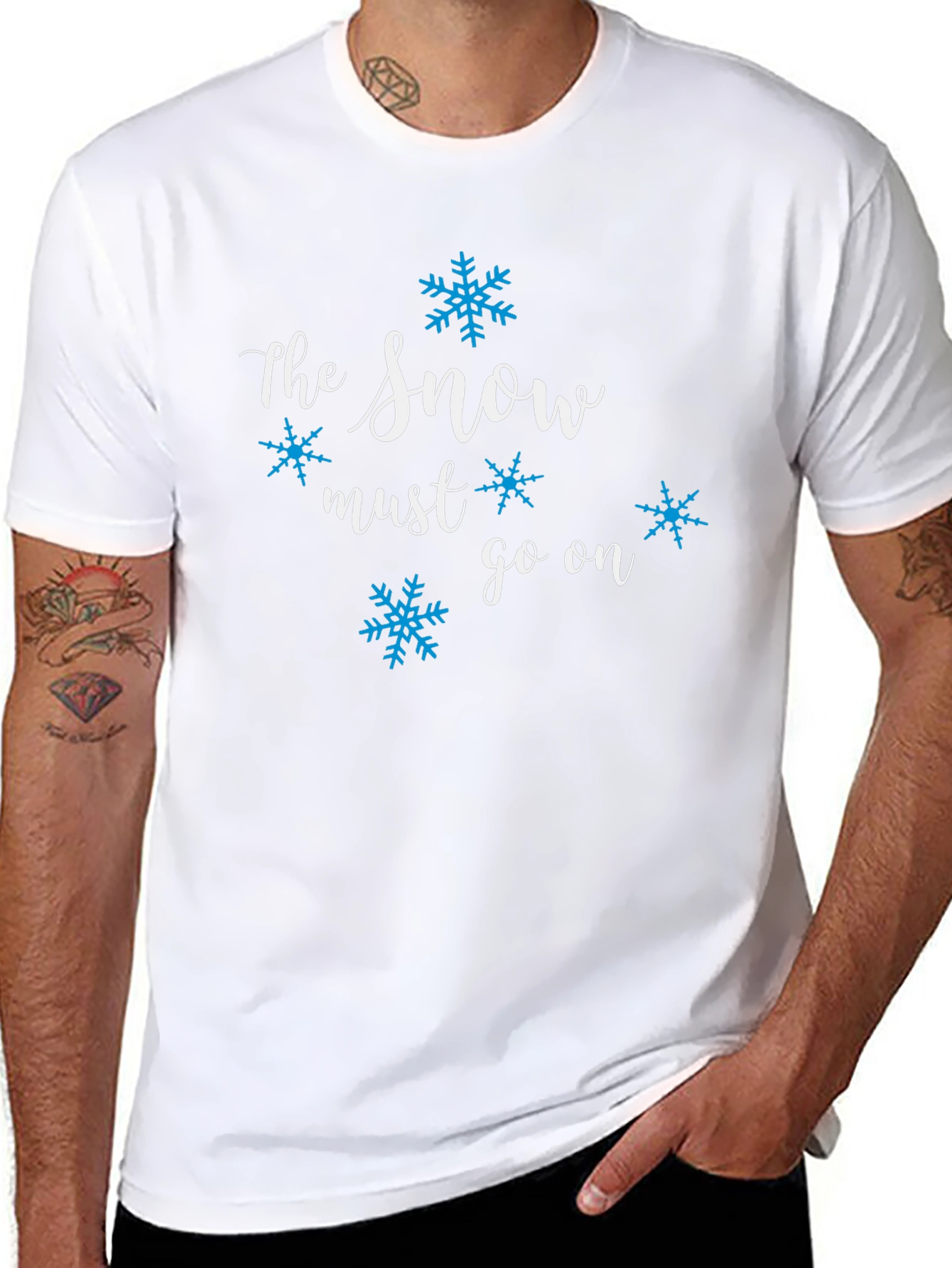 The Snow Must Go On Graphic Tee
