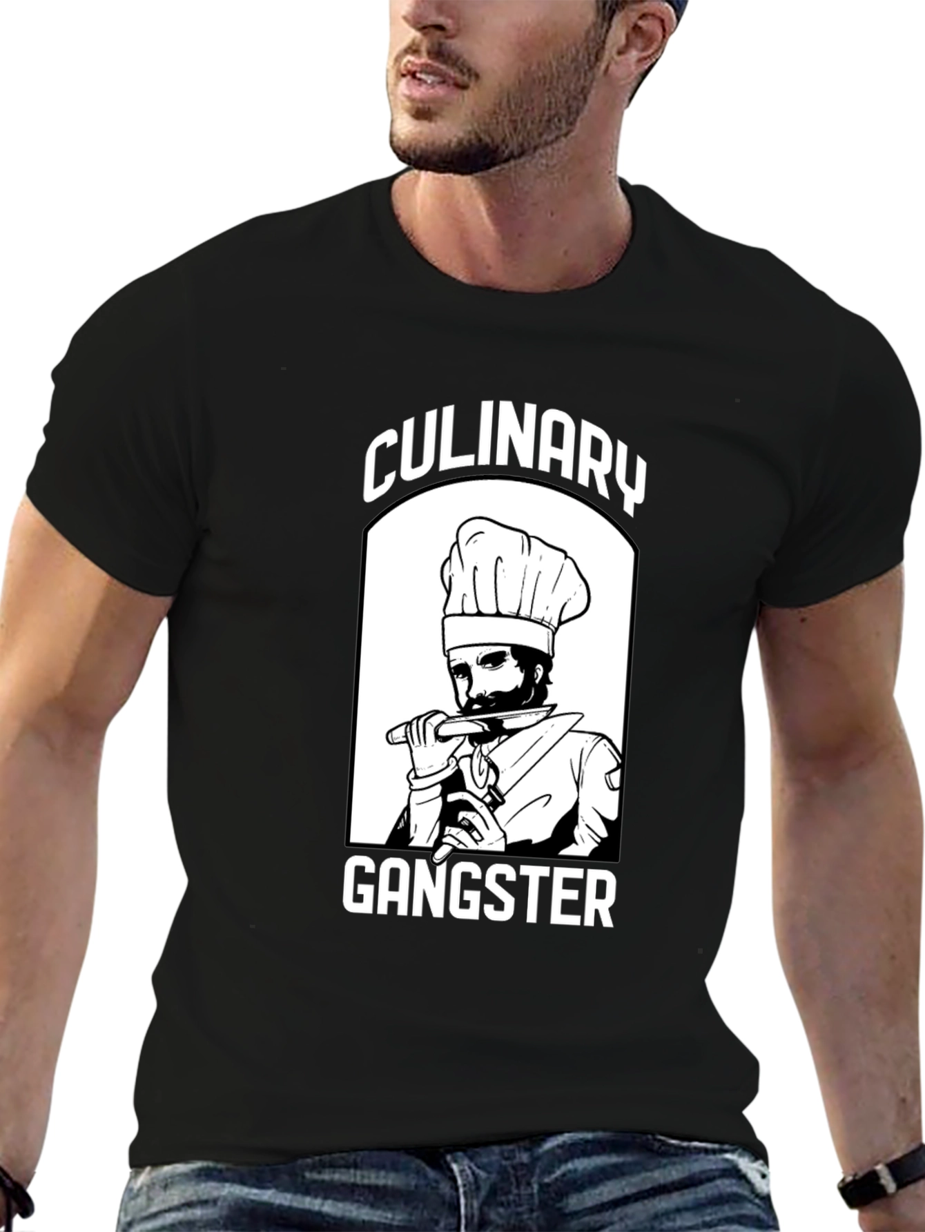 Culinary Gangster T-Shirt - Chef Humor