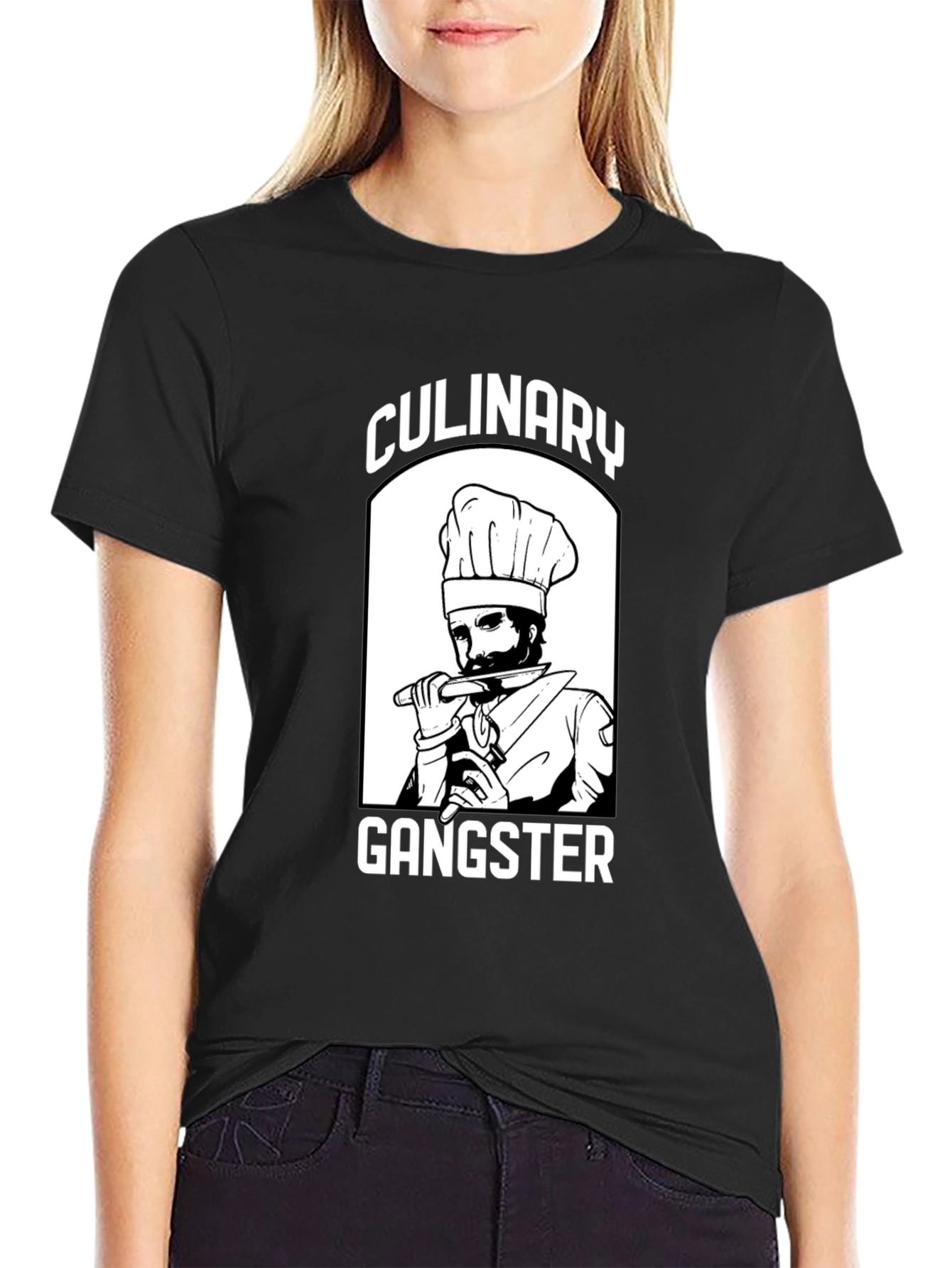 Culinary Gangster T-Shirt - Chef Humor