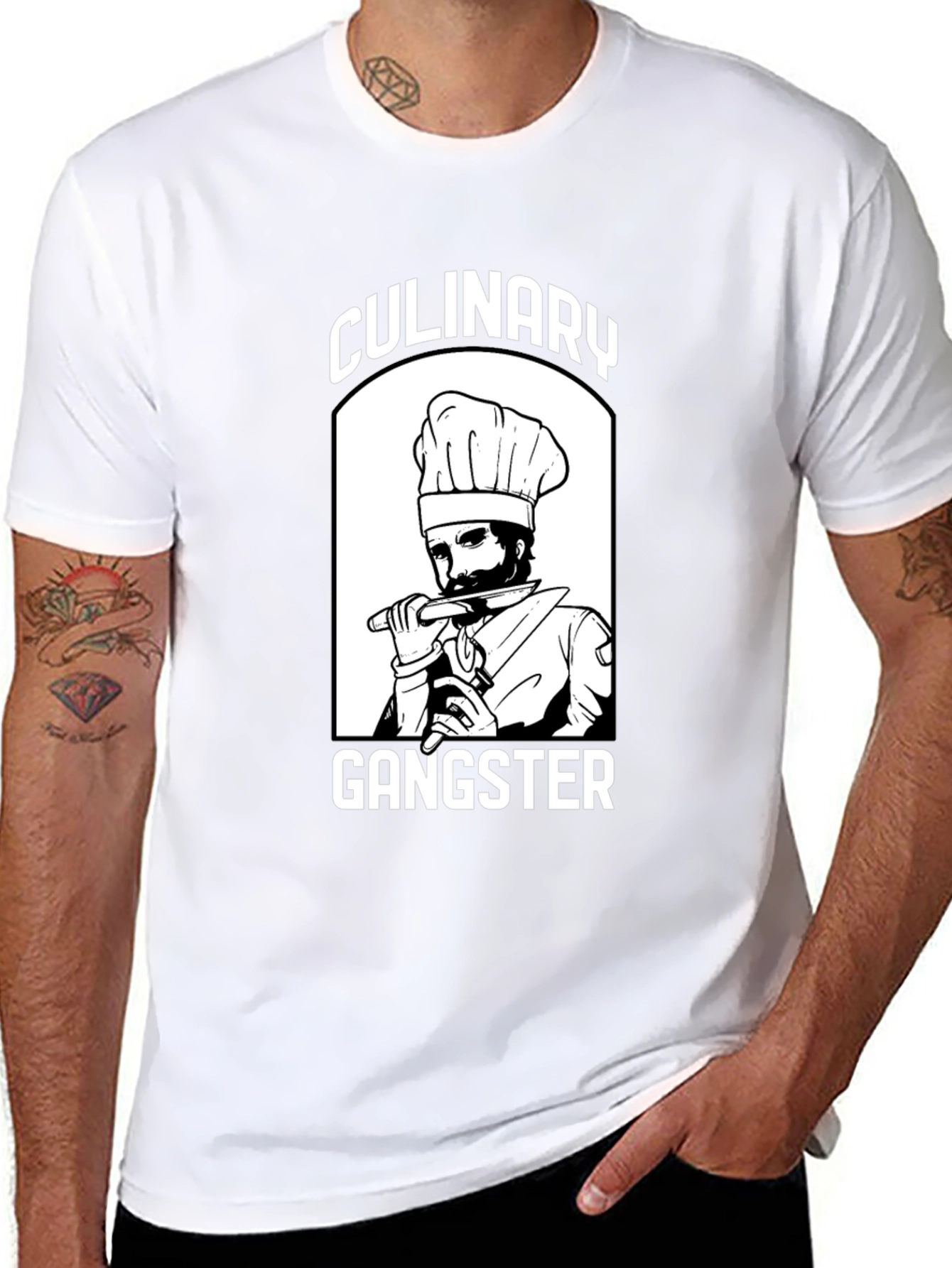 Culinary Gangster T-Shirt - Chef Humor