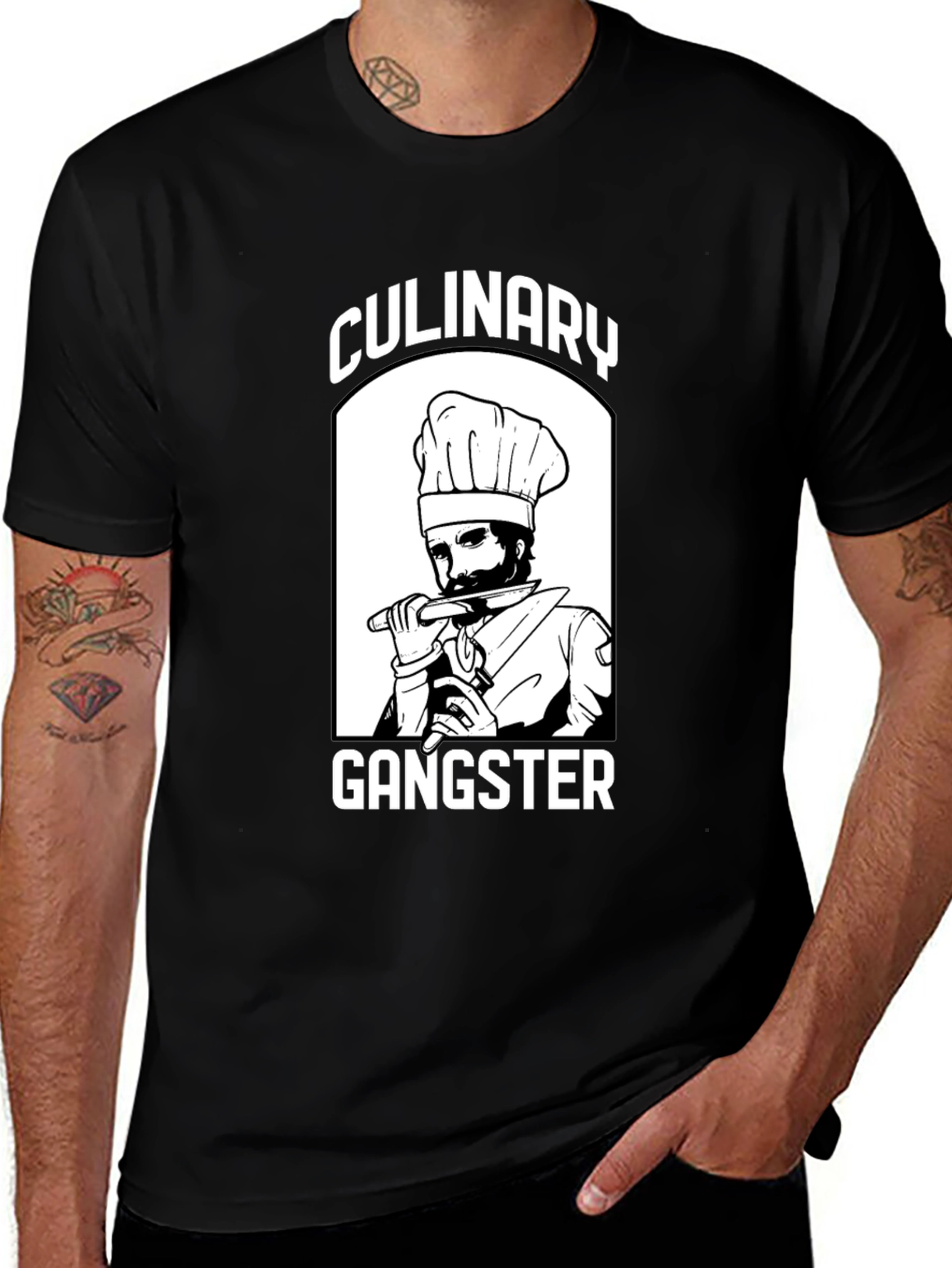 Culinary Gangster T-Shirt - Chef Humor