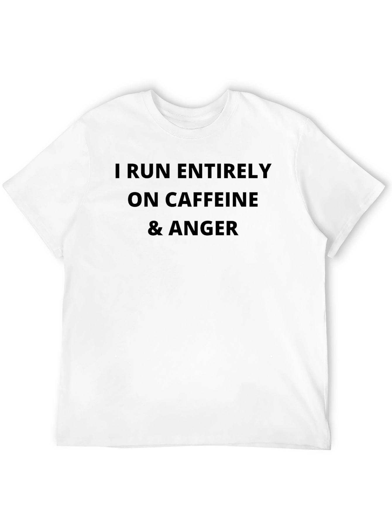 Caffeine & Anger T-Shirt - Funny Slogan Tee