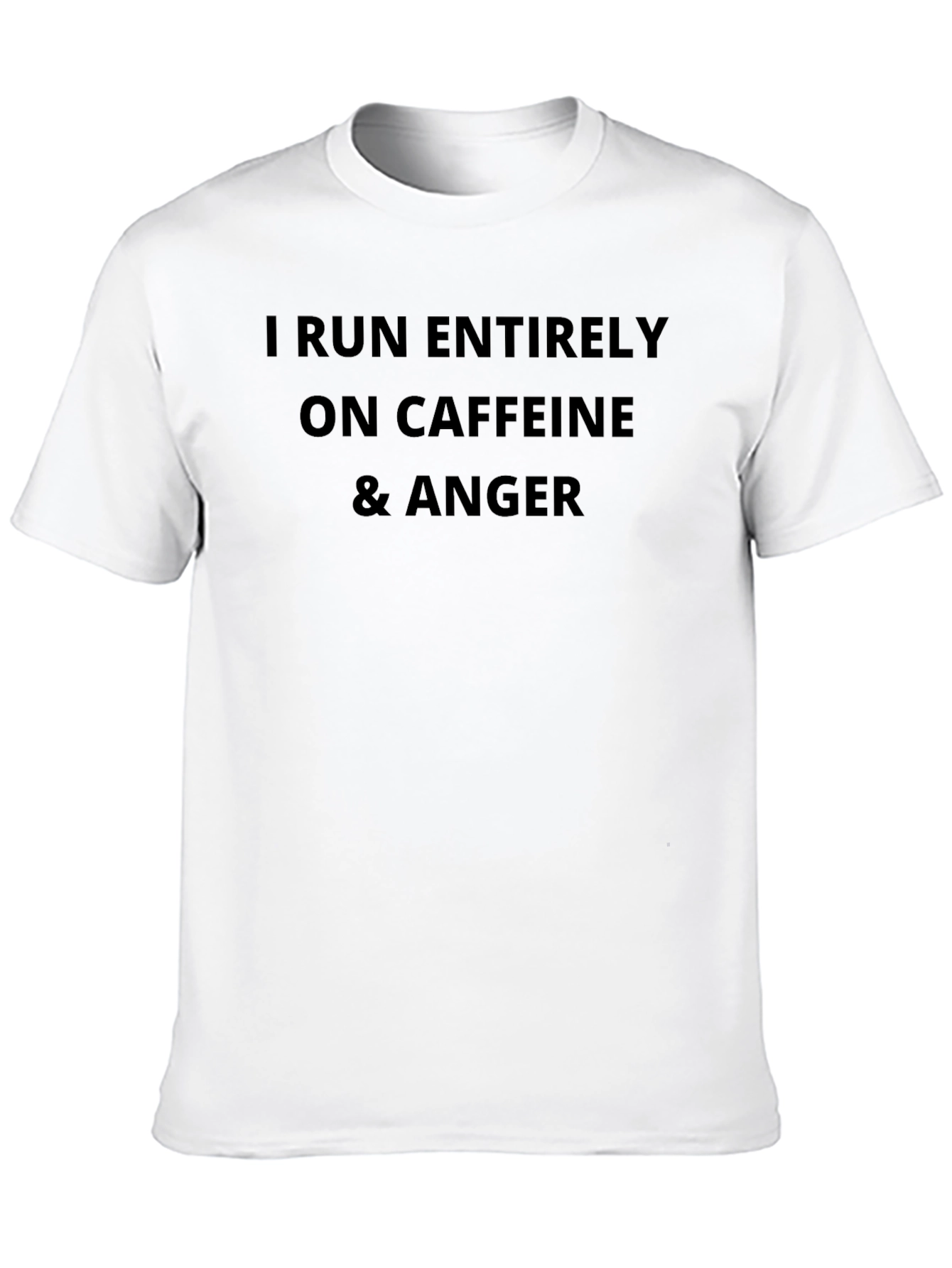 Caffeine & Anger T-Shirt - Funny Slogan Tee
