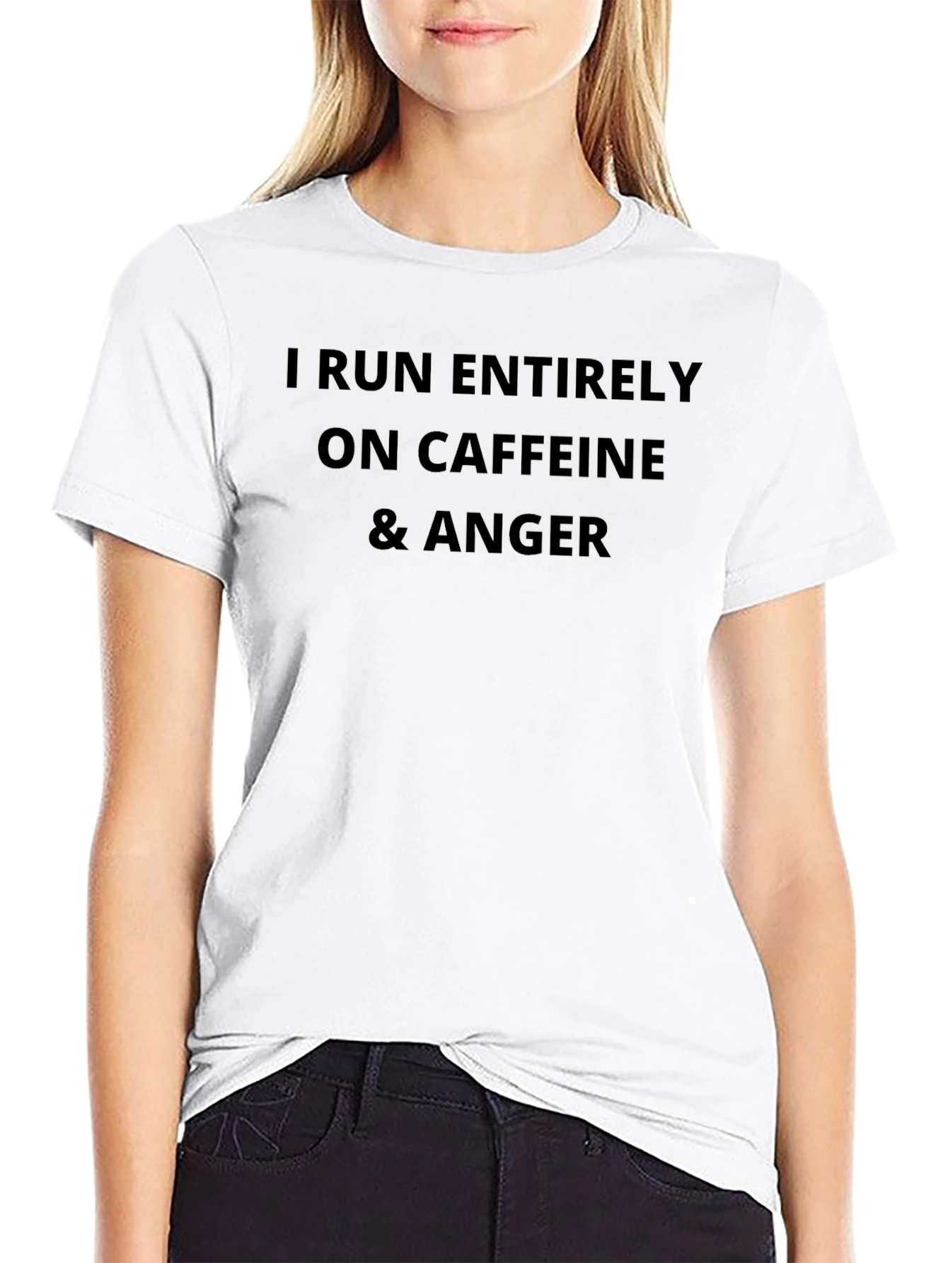 Caffeine & Anger T-Shirt - Funny Slogan Tee
