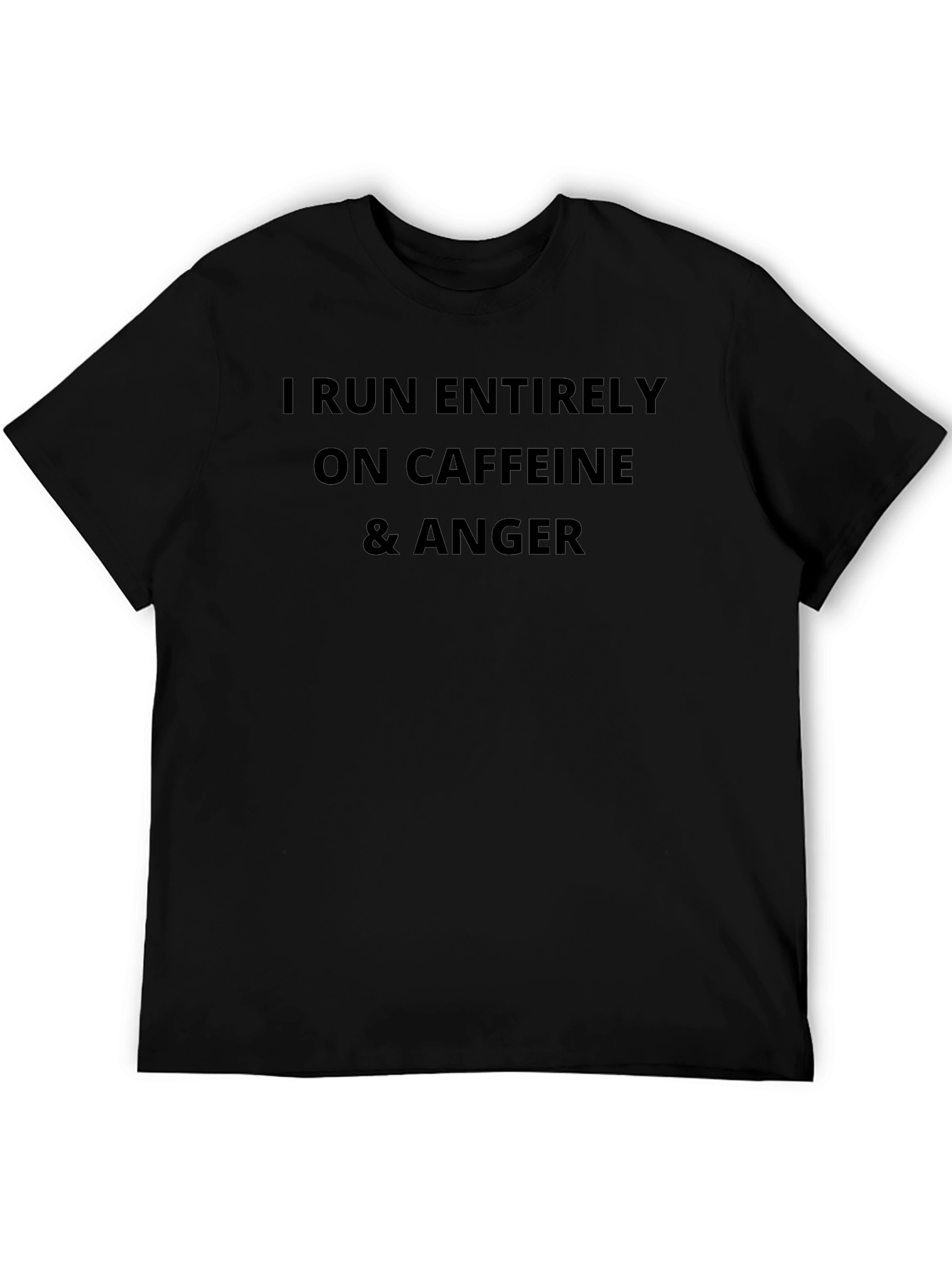 Caffeine & Anger T-Shirt - Funny Slogan Tee
