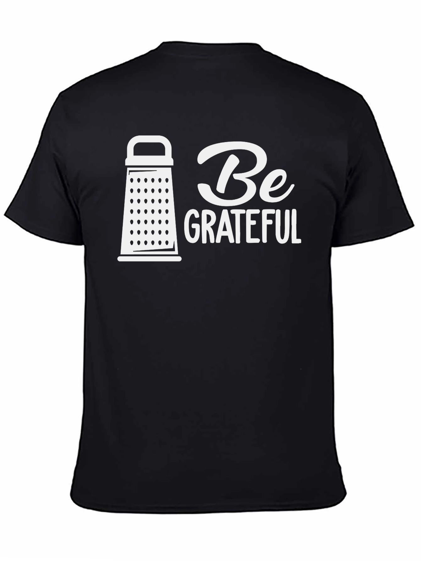 Be Grateful Black Graphic Tee