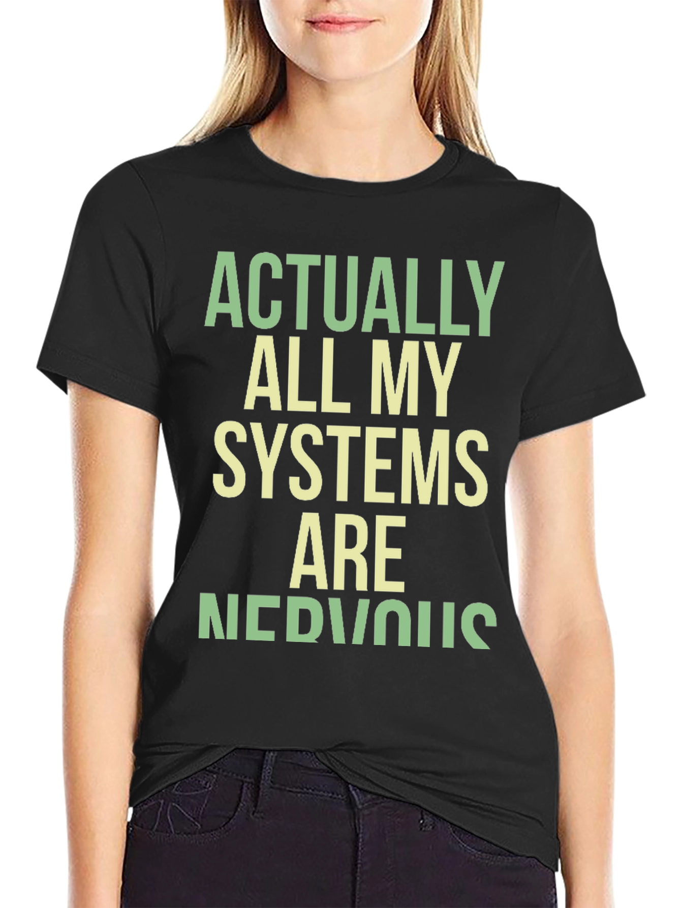 Nervous Systems Graphic Tee - Funny Sarcastic T-Shirt
