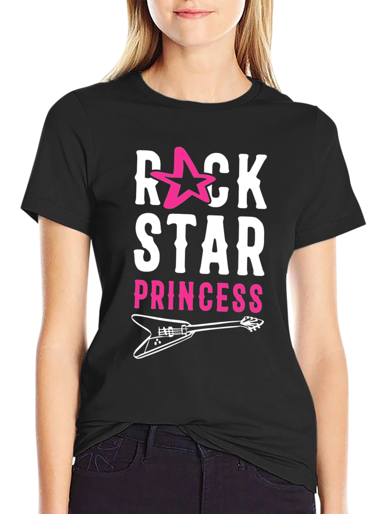 Rock Star Princess T-Shirt - Black