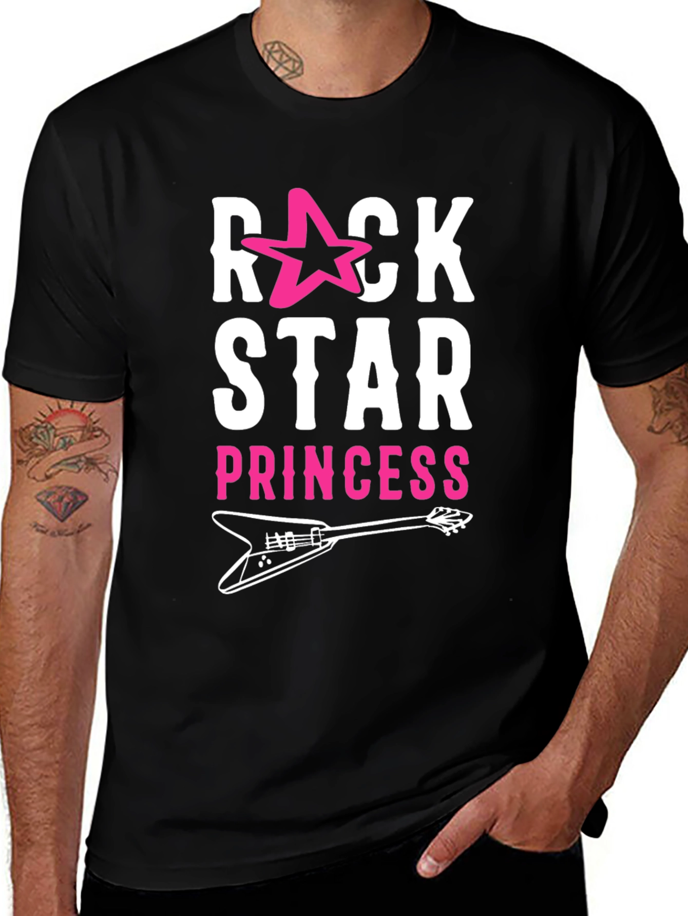 Rock Star Princess T-Shirt - Black