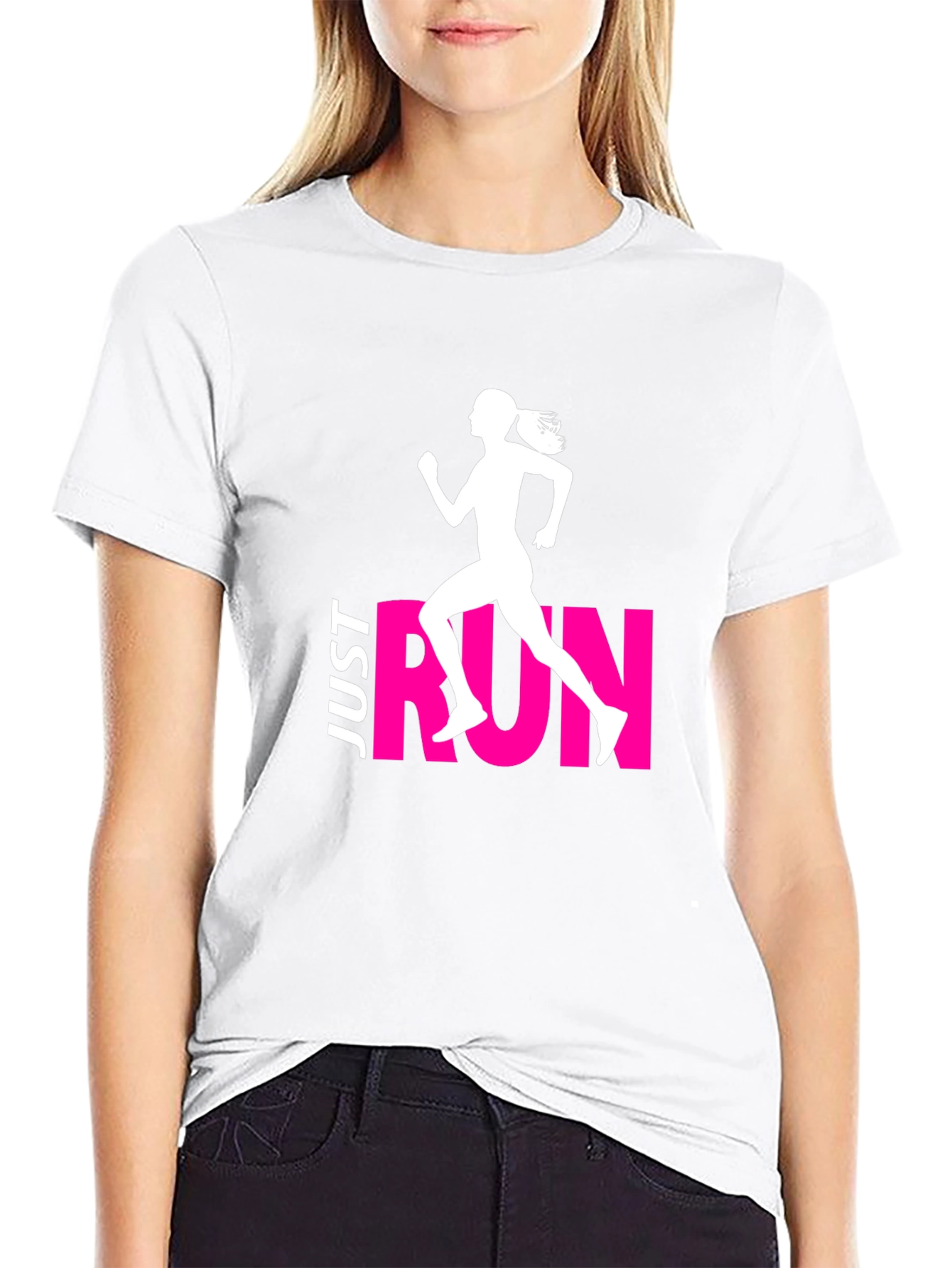 Just Run Graphic Tee - Athlete Style
