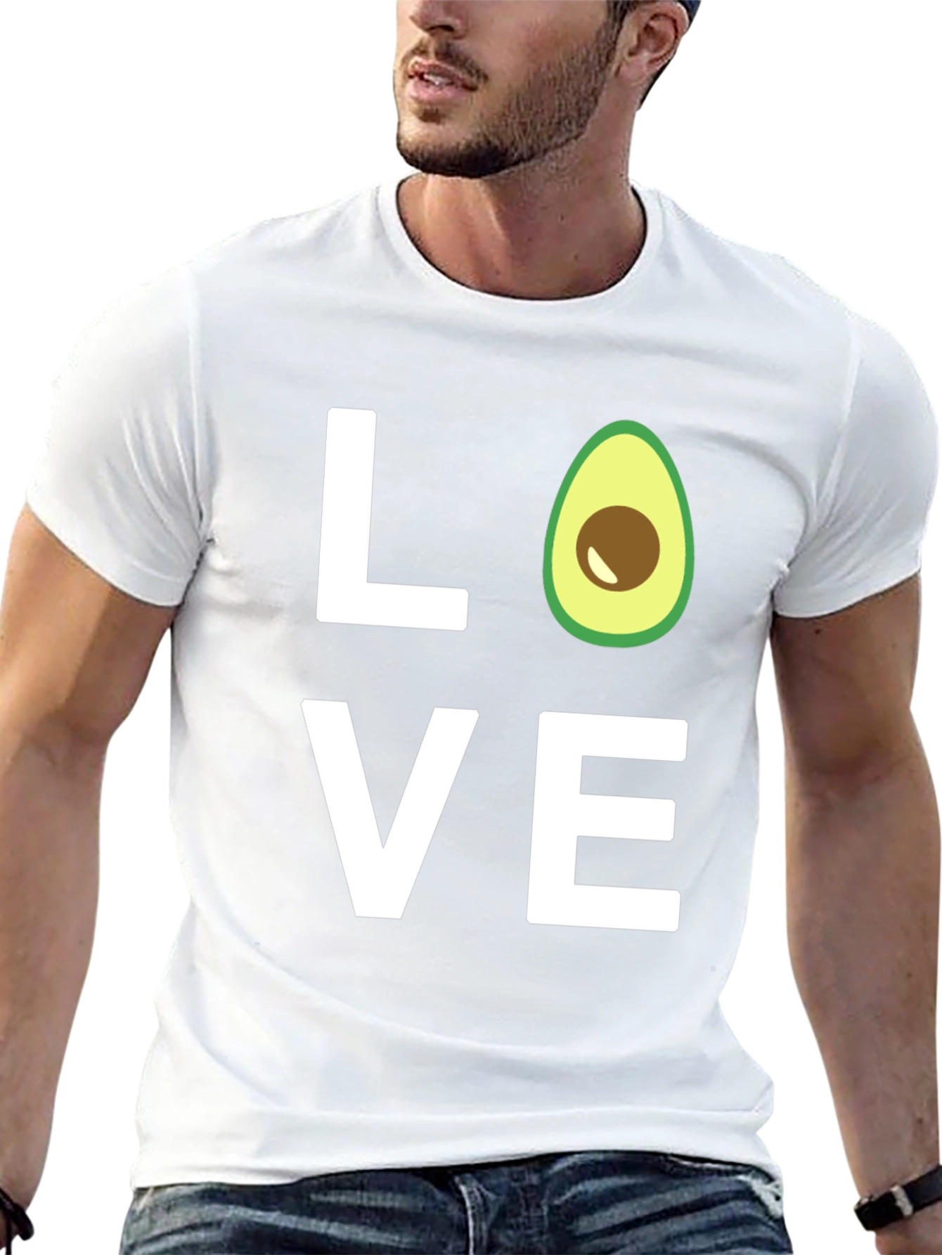 Avocado Love Graphic T-Shirt