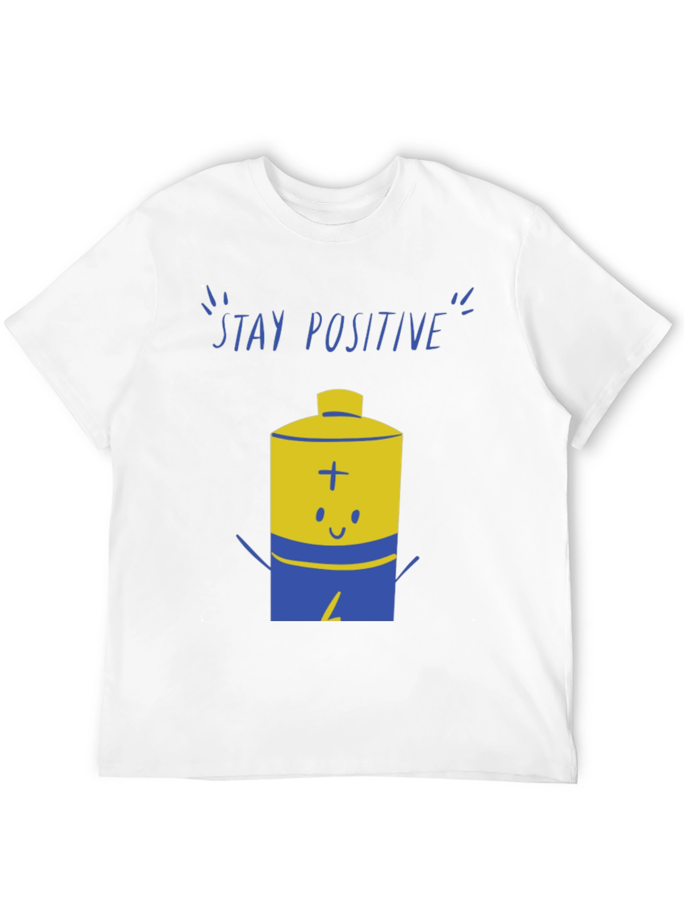 Stay Positive Graphic Tee - Black
