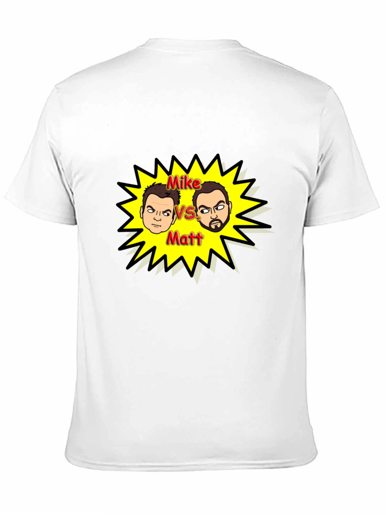 Mike vs Matt Black Graphic Tee