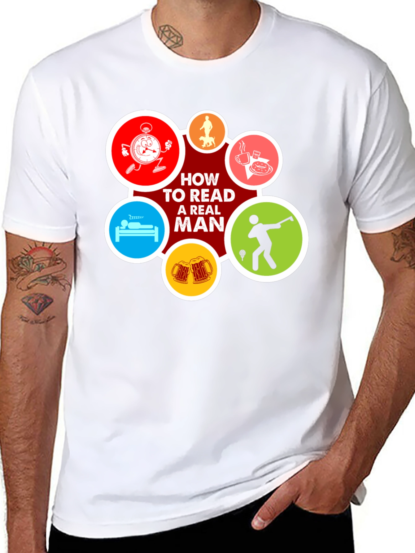 How To Read A Real Man Graphic Tee