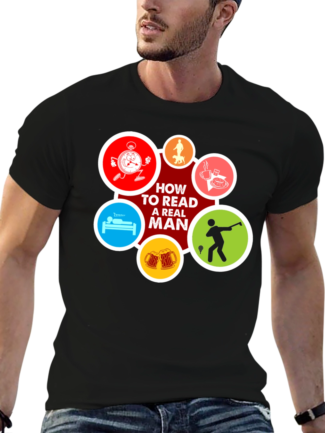 How To Read A Real Man Graphic Tee