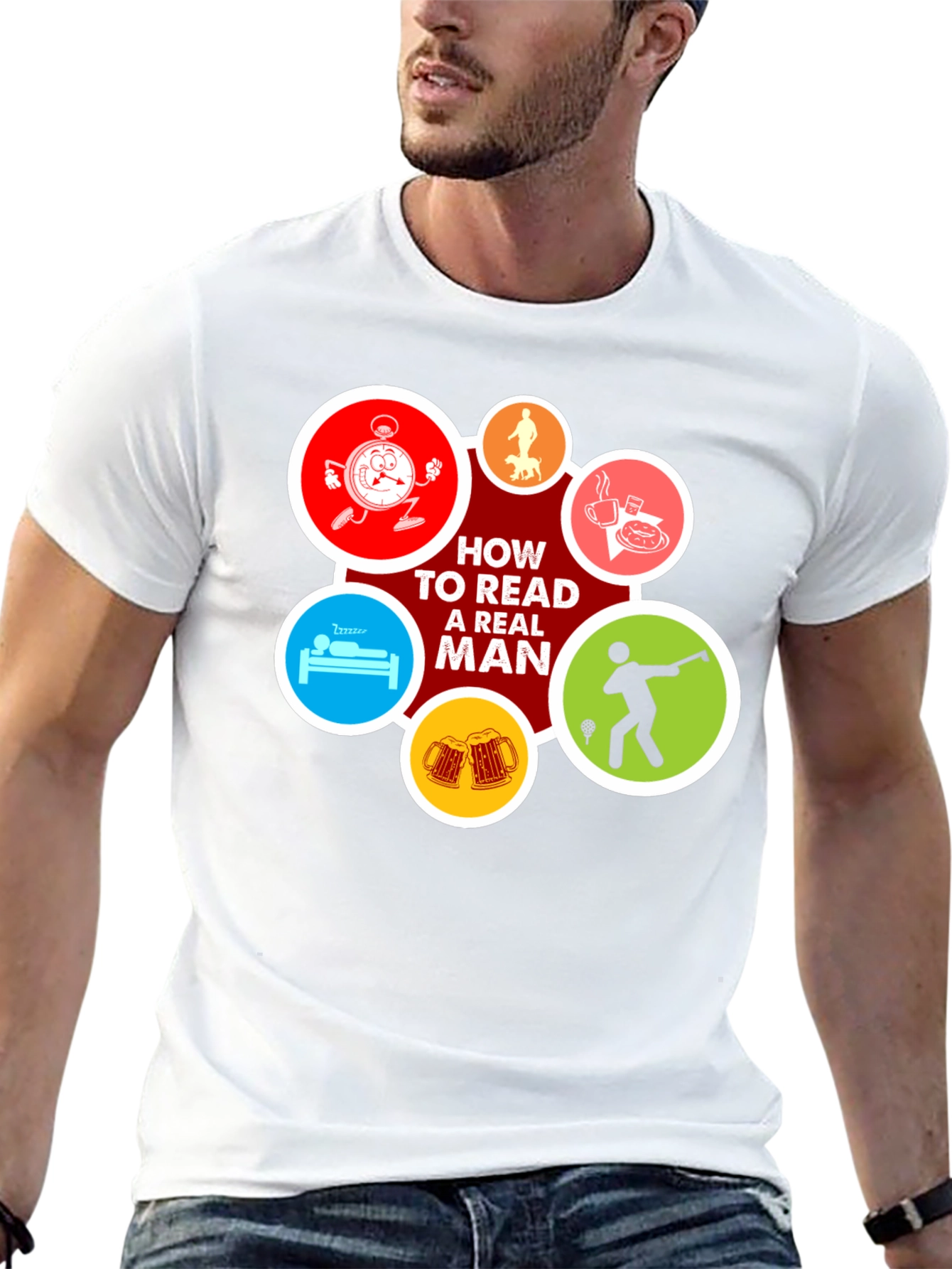 How To Read A Real Man Graphic Tee