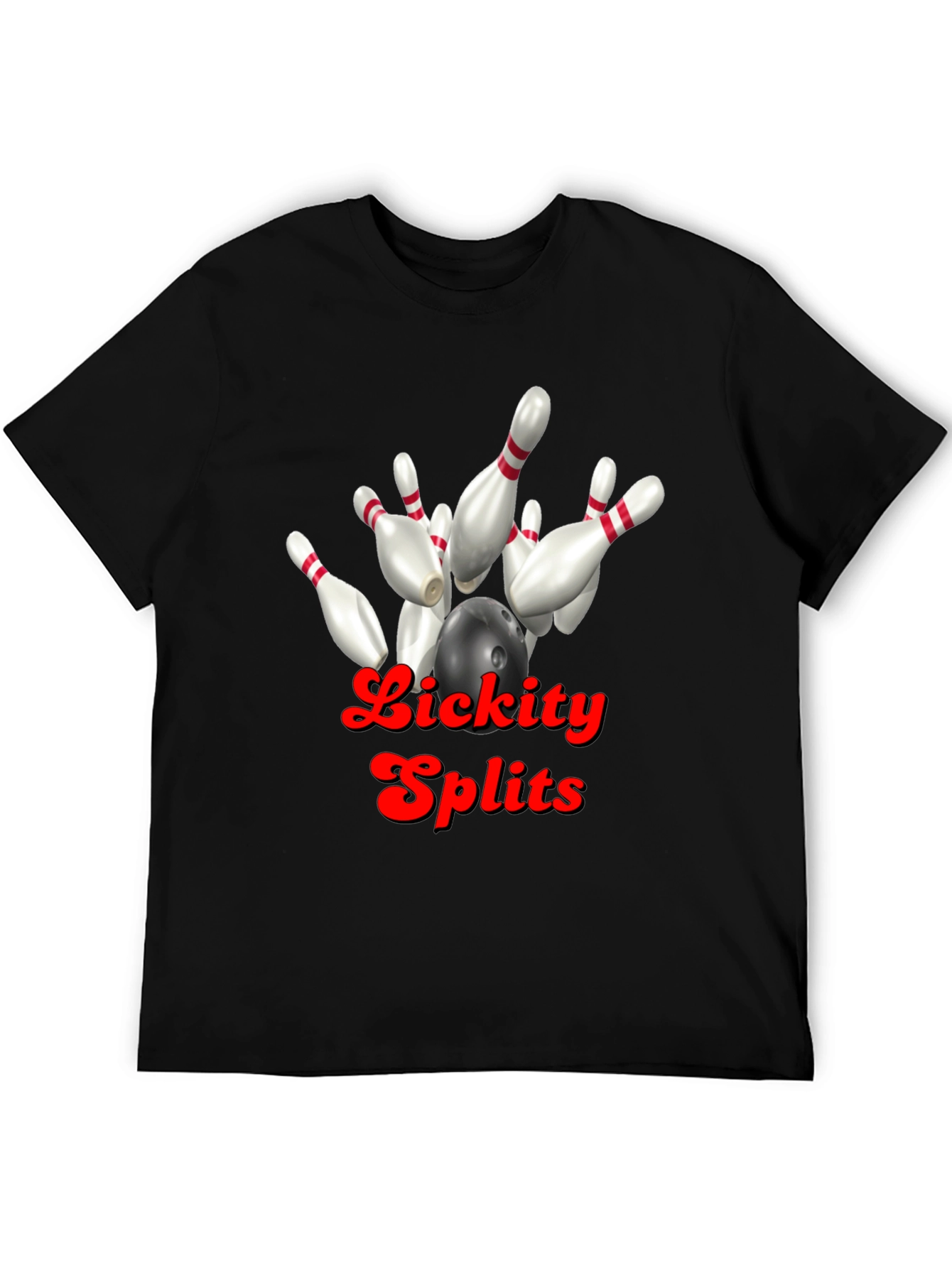 Lickity Splits Bowling Strike T-Shirt