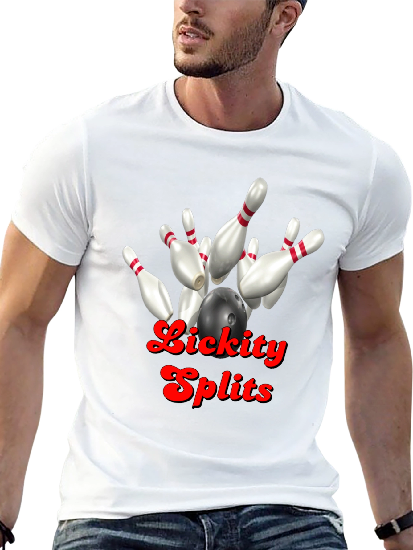 Lickity Splits Bowling Strike T-Shirt