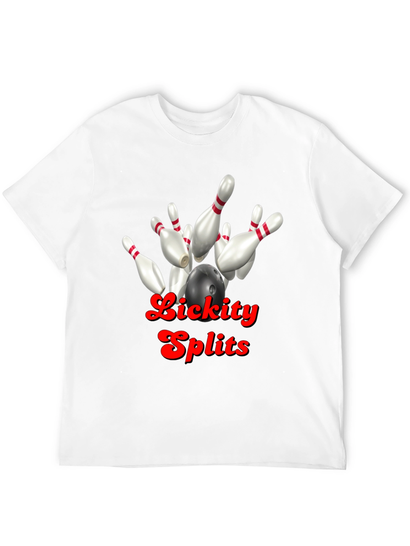 Lickity Splits Bowling Strike T-Shirt