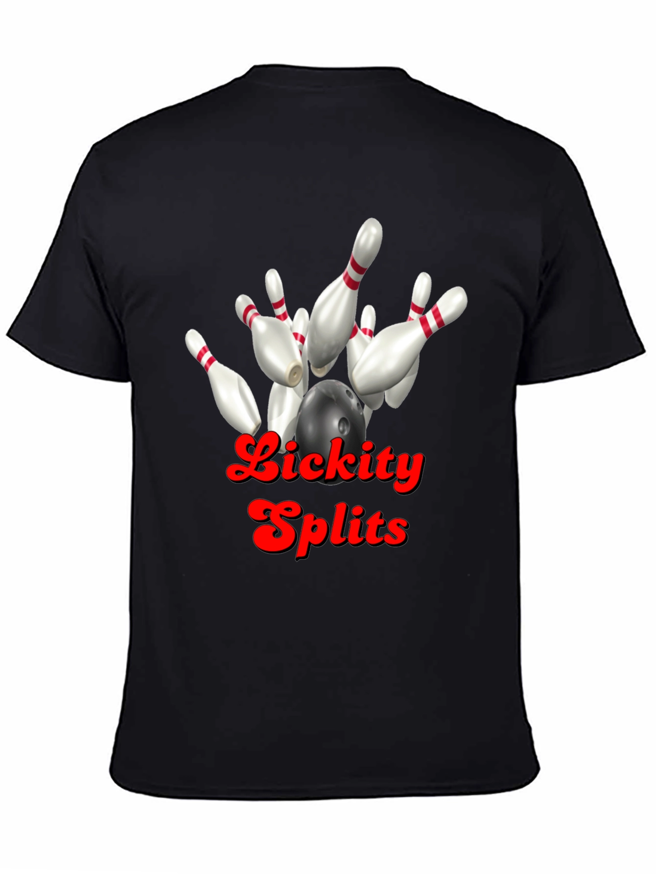 Lickity Splits Bowling Strike T-Shirt