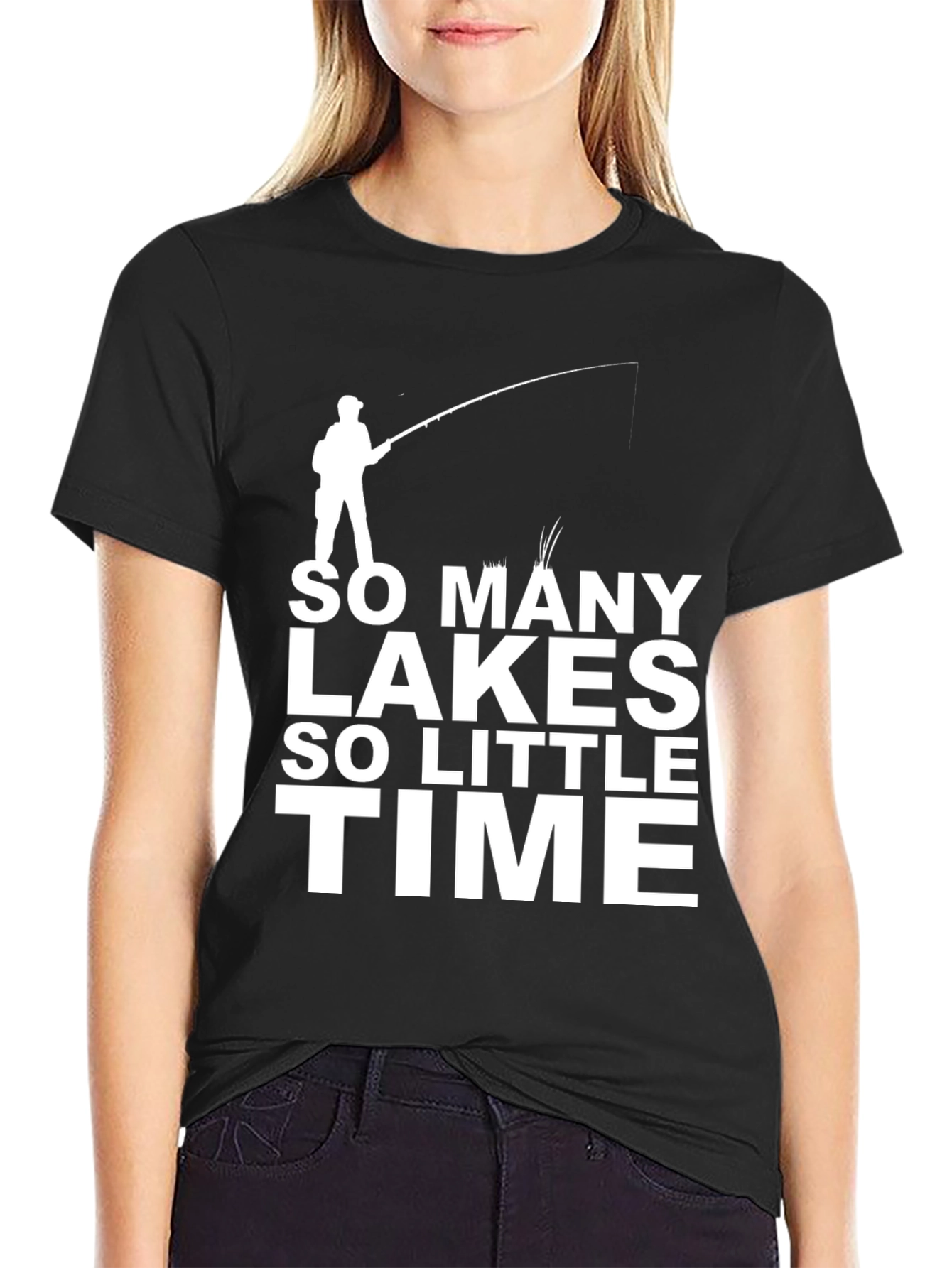 So Many Lakes So Little Time Fishing T-Shirt