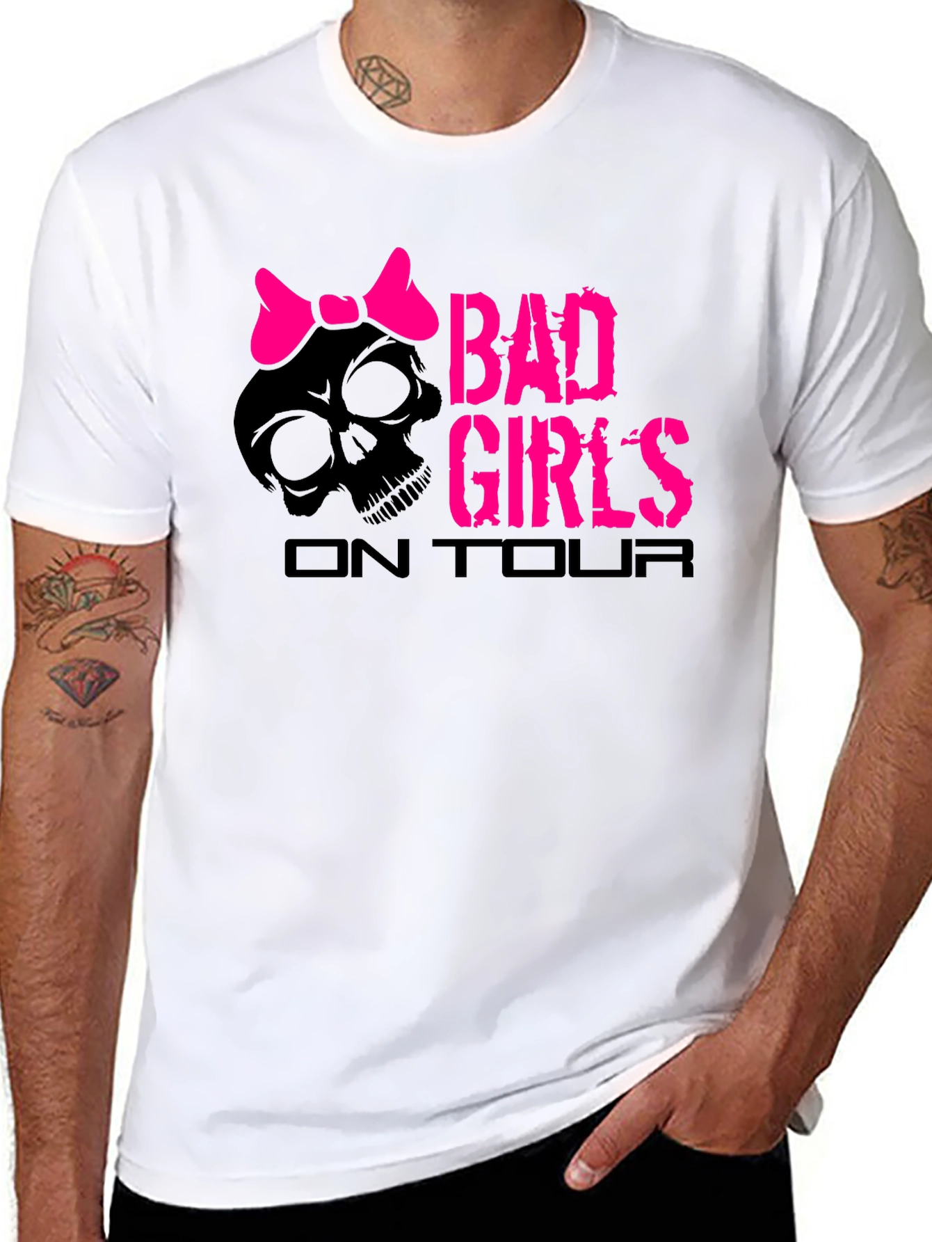 Bad Girls On Tour Black T-Shirt