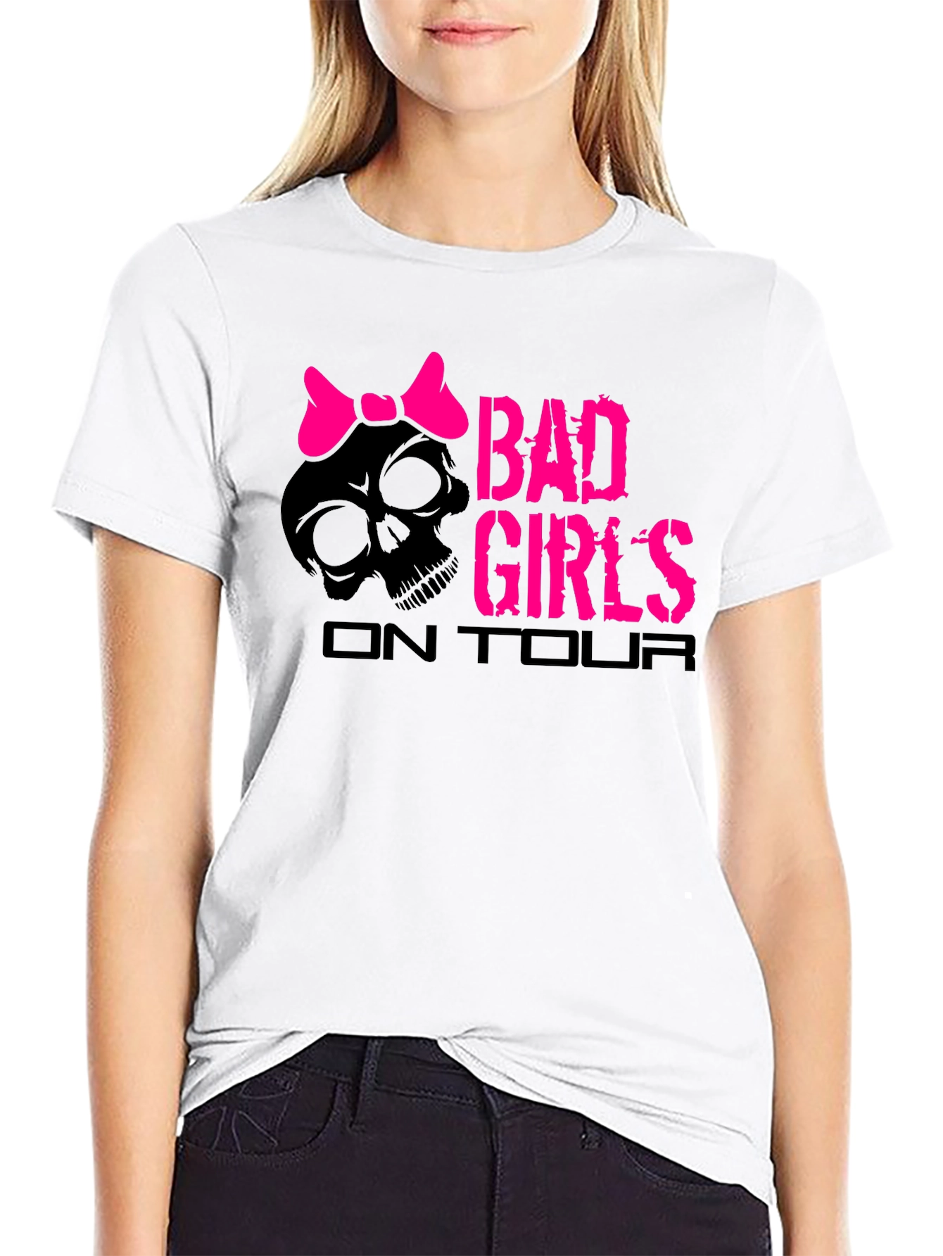 Bad Girls On Tour Black T-Shirt