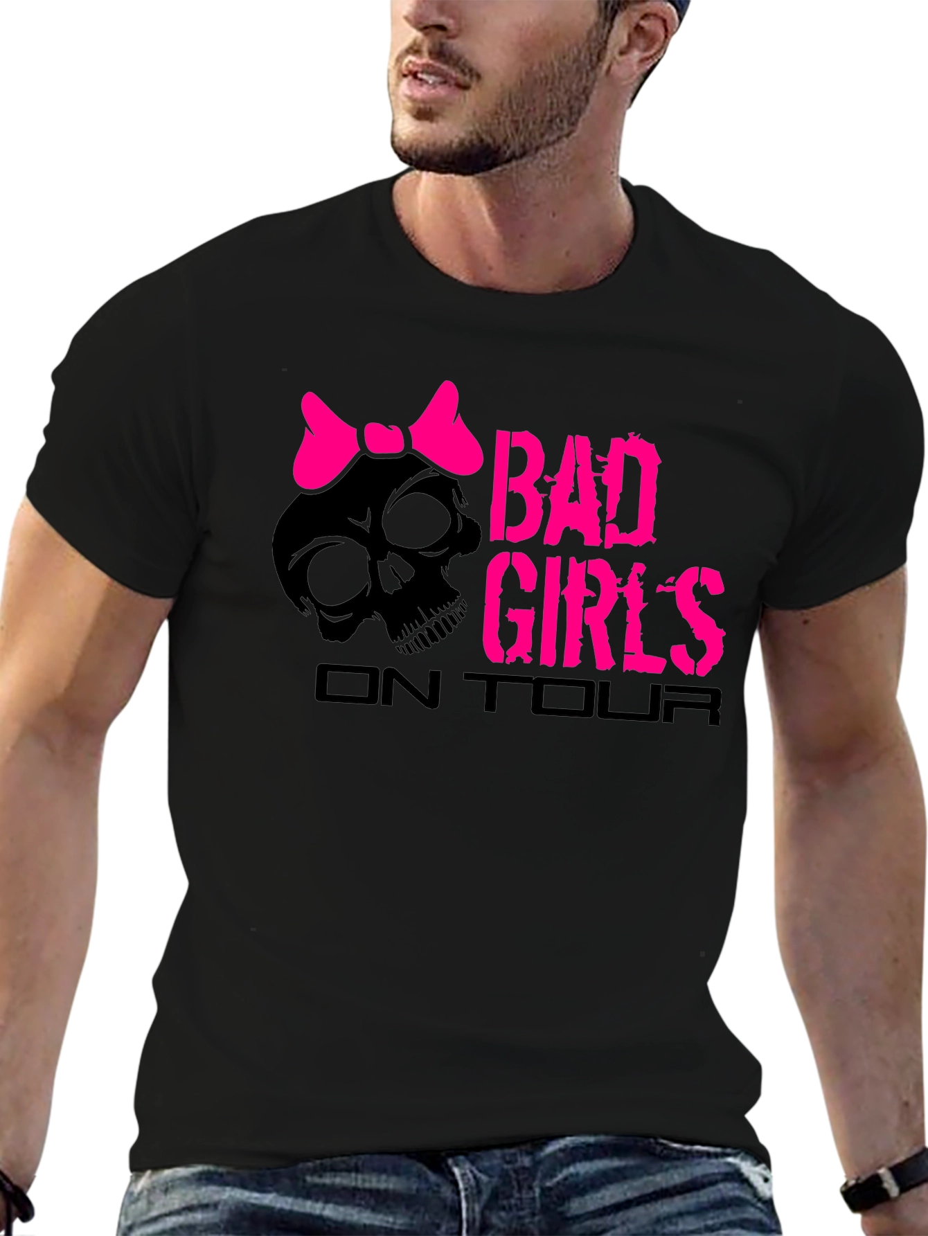 Bad Girls On Tour Black T-Shirt