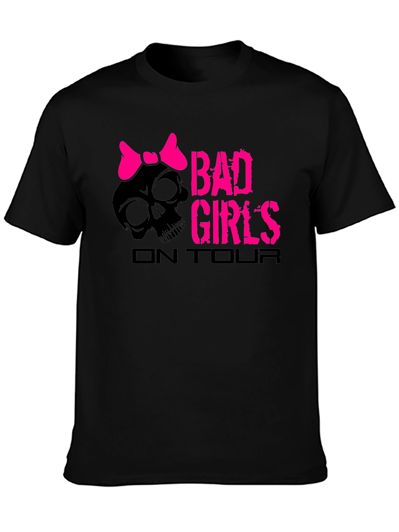 Bad Girls On Tour Black T-Shirt