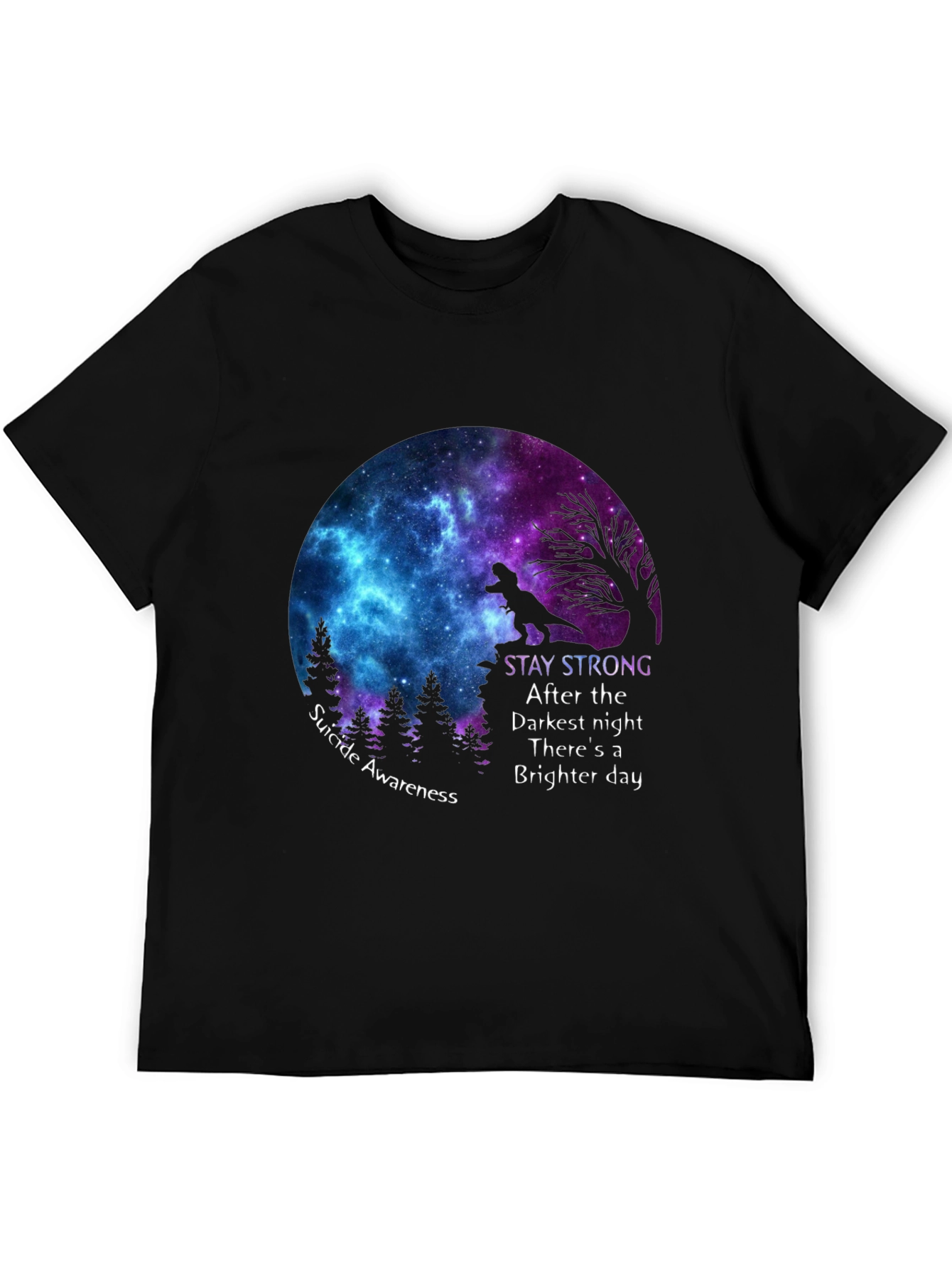 Stay Strong Suicide Awareness Graphic Tee
