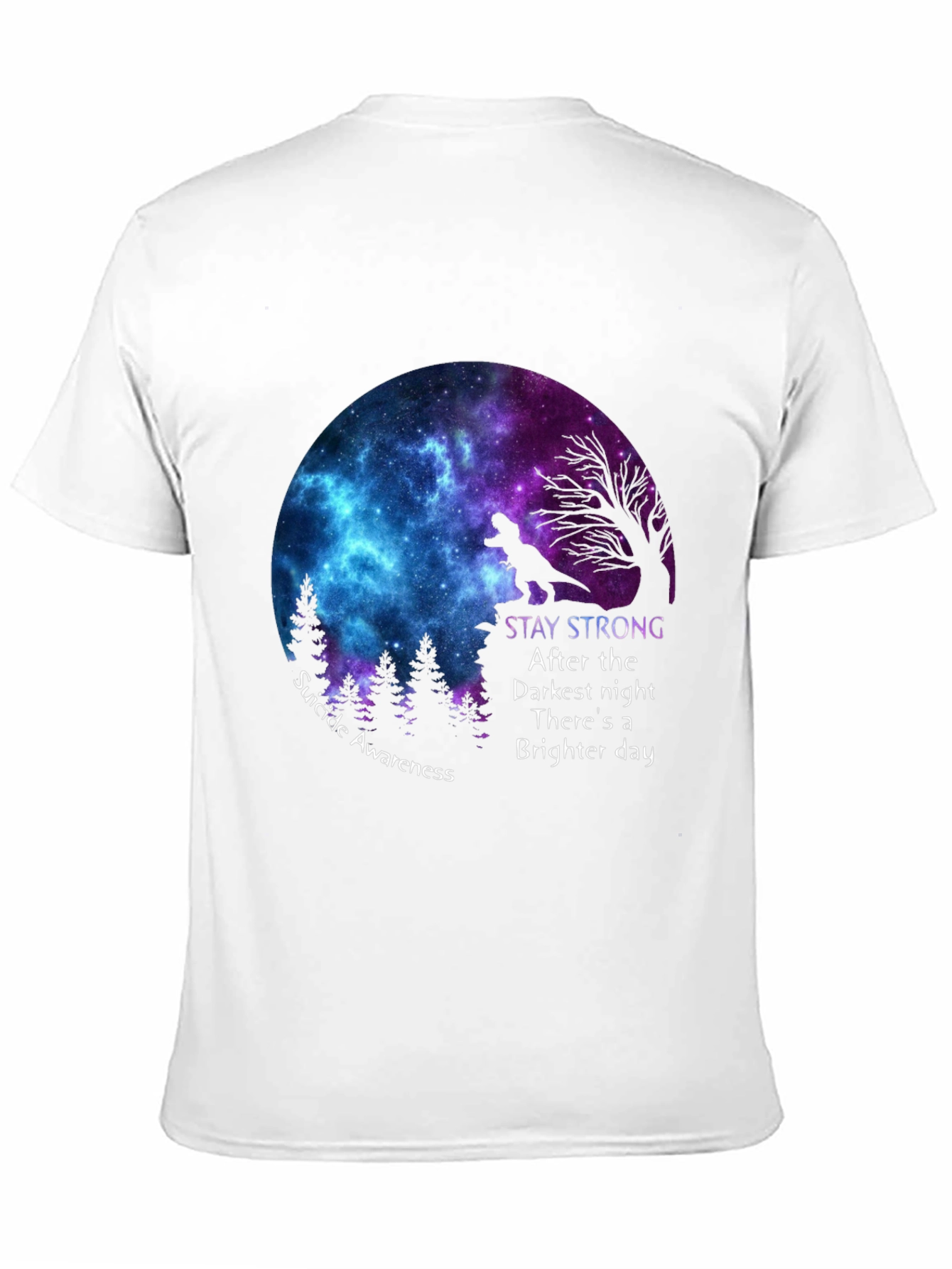 Stay Strong Suicide Awareness Graphic Tee