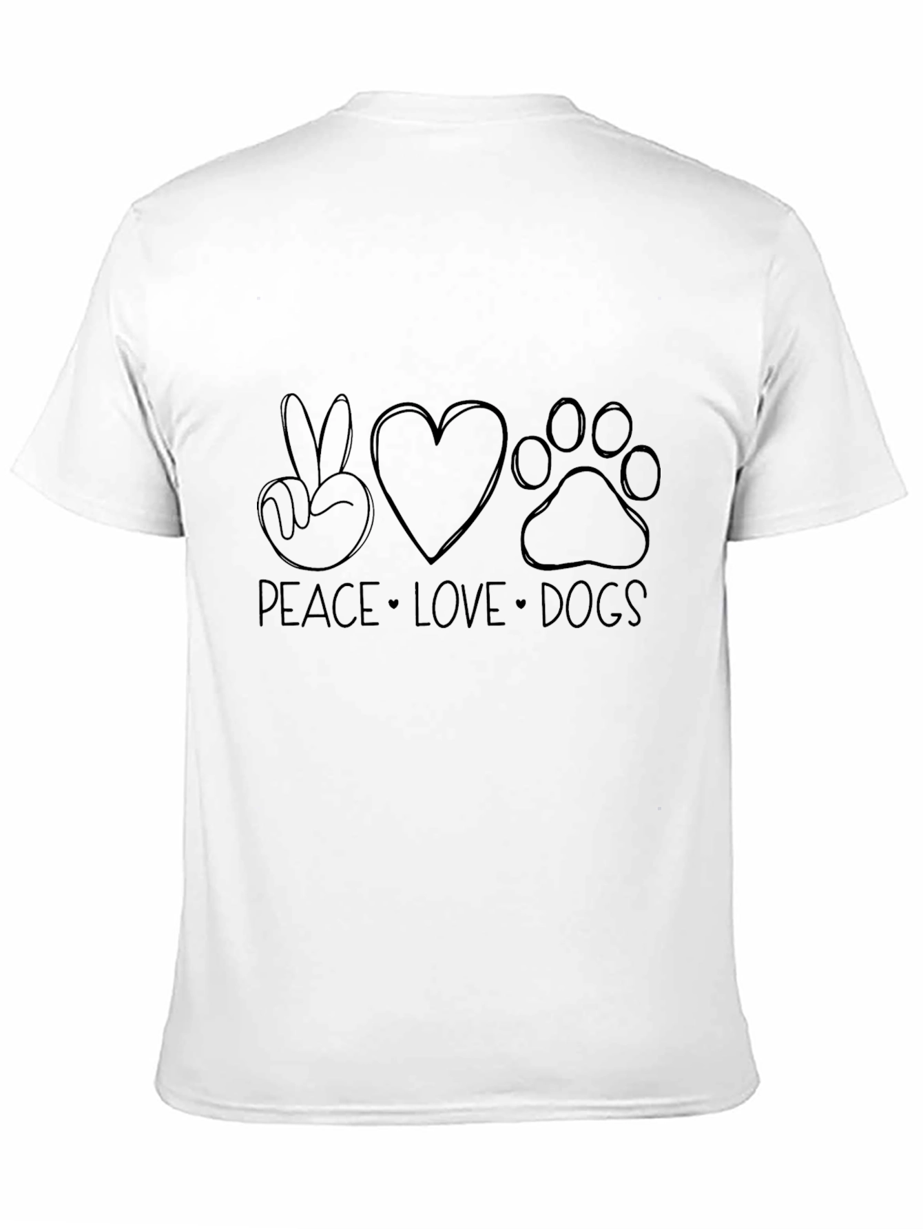 Peace Love Dogs Graphic Tee