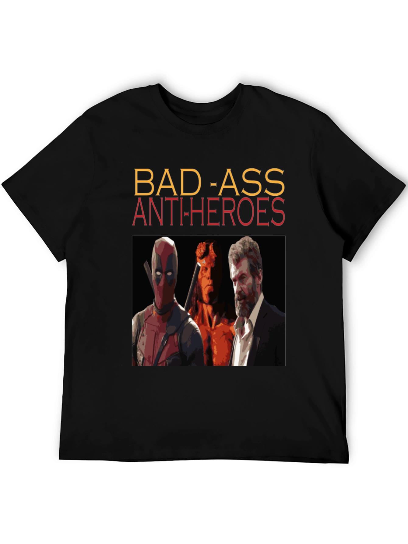Bad-Ass Anti-Heroes Graphic T-Shirt