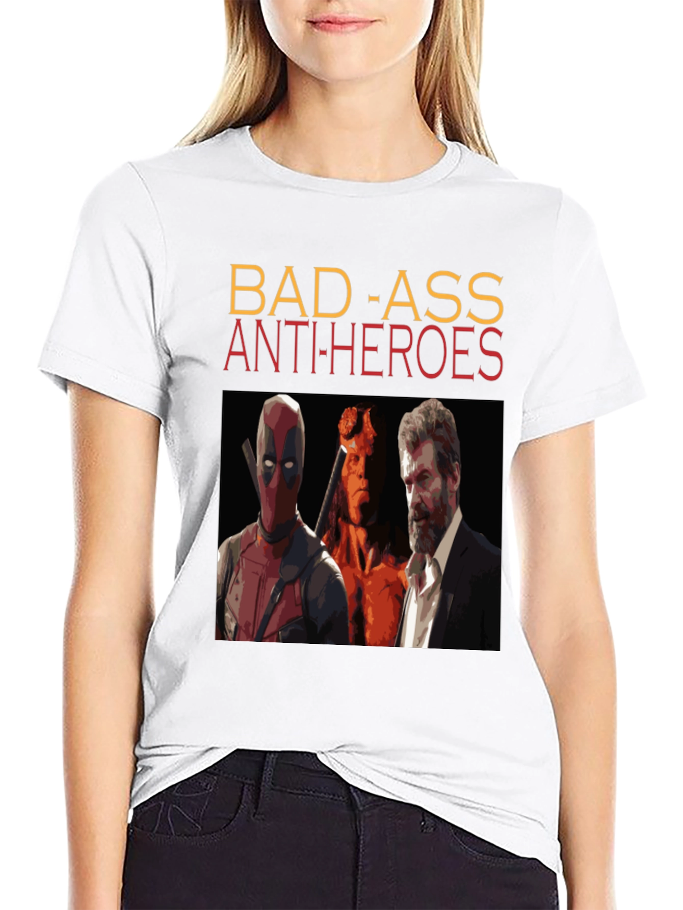 Bad-Ass Anti-Heroes Graphic T-Shirt