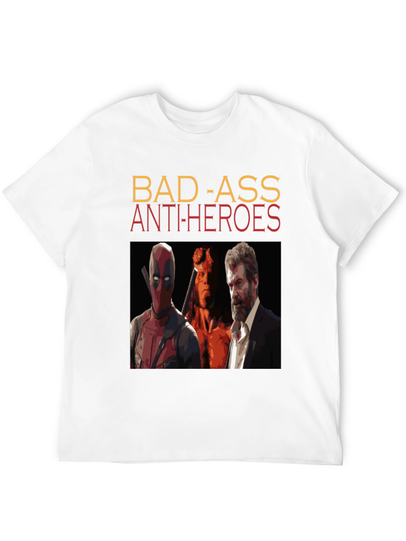 Bad-Ass Anti-Heroes Graphic T-Shirt