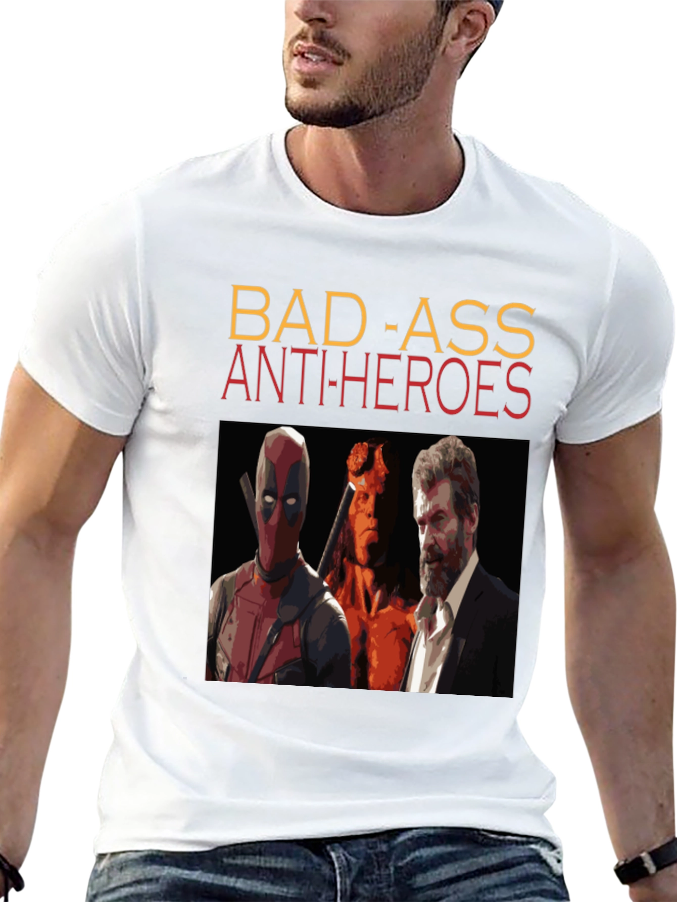 Bad-Ass Anti-Heroes Graphic T-Shirt