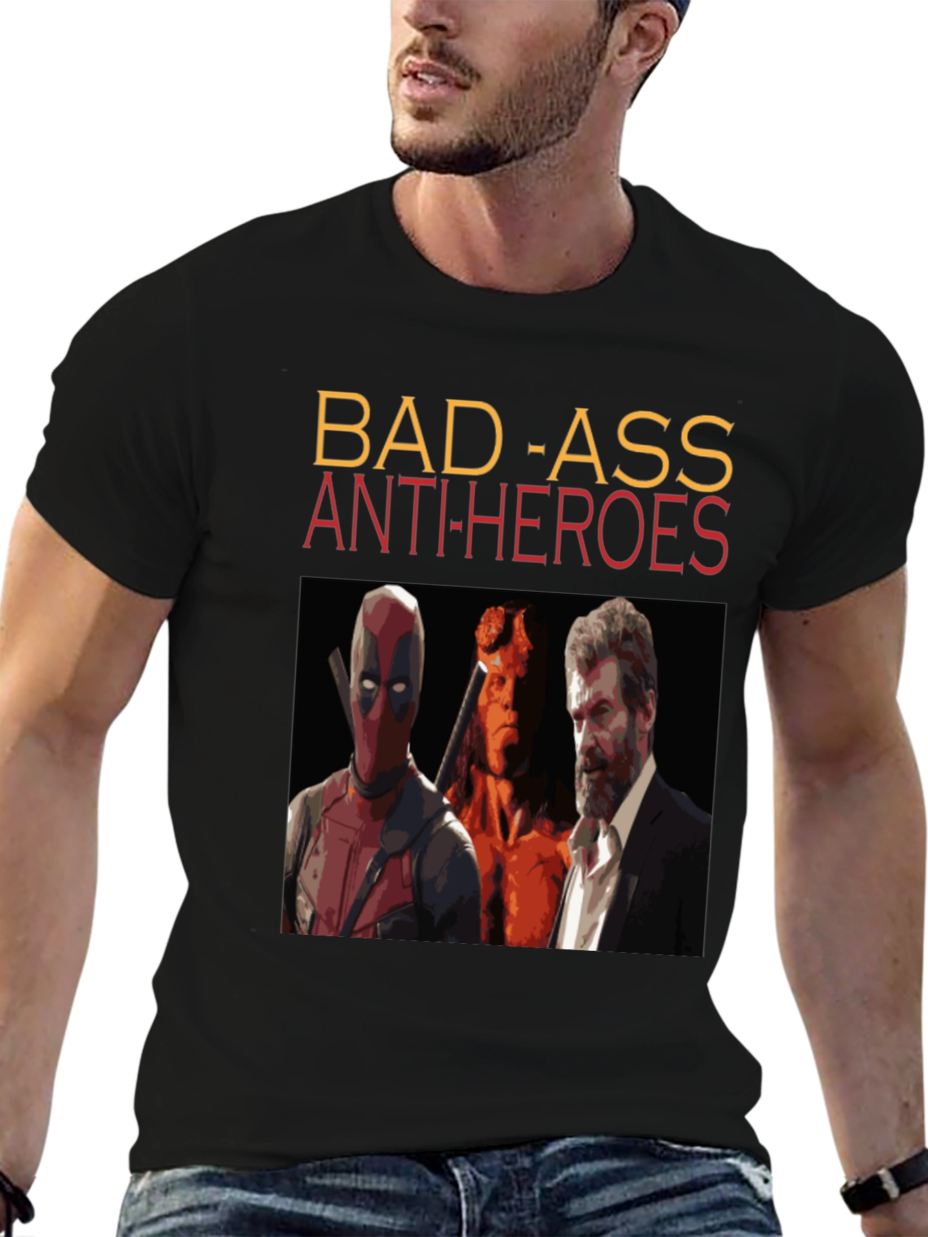 Bad-Ass Anti-Heroes Graphic T-Shirt
