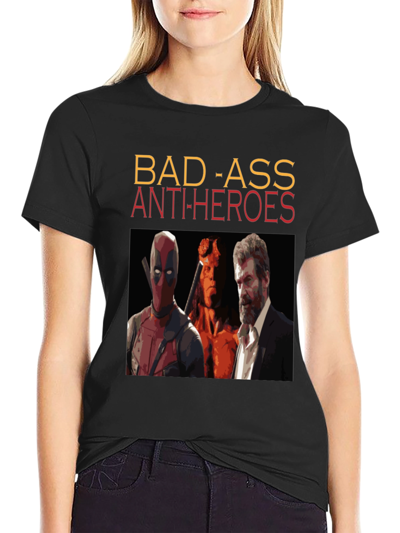 Bad-Ass Anti-Heroes Graphic T-Shirt