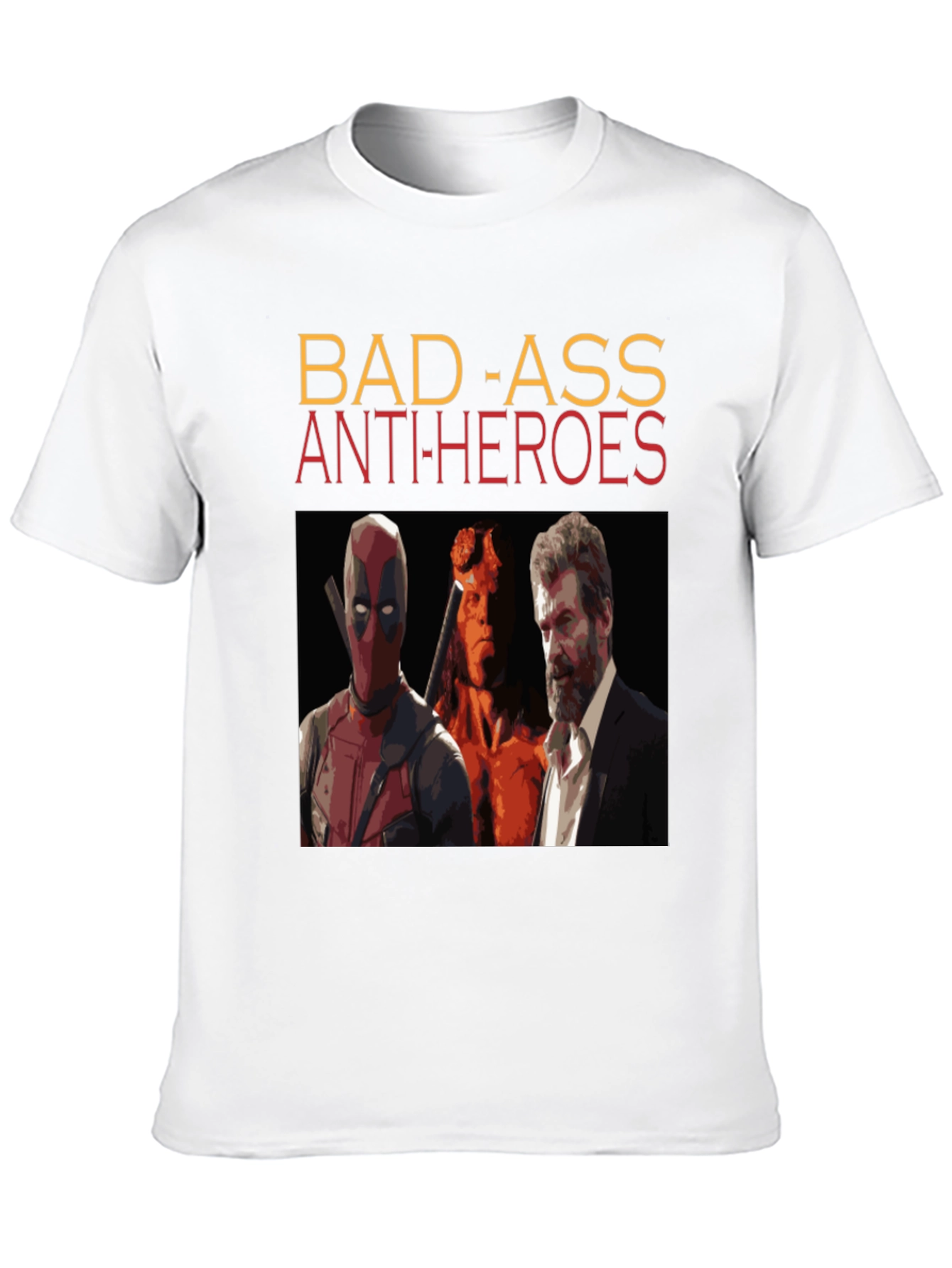 Bad-Ass Anti-Heroes Graphic T-Shirt