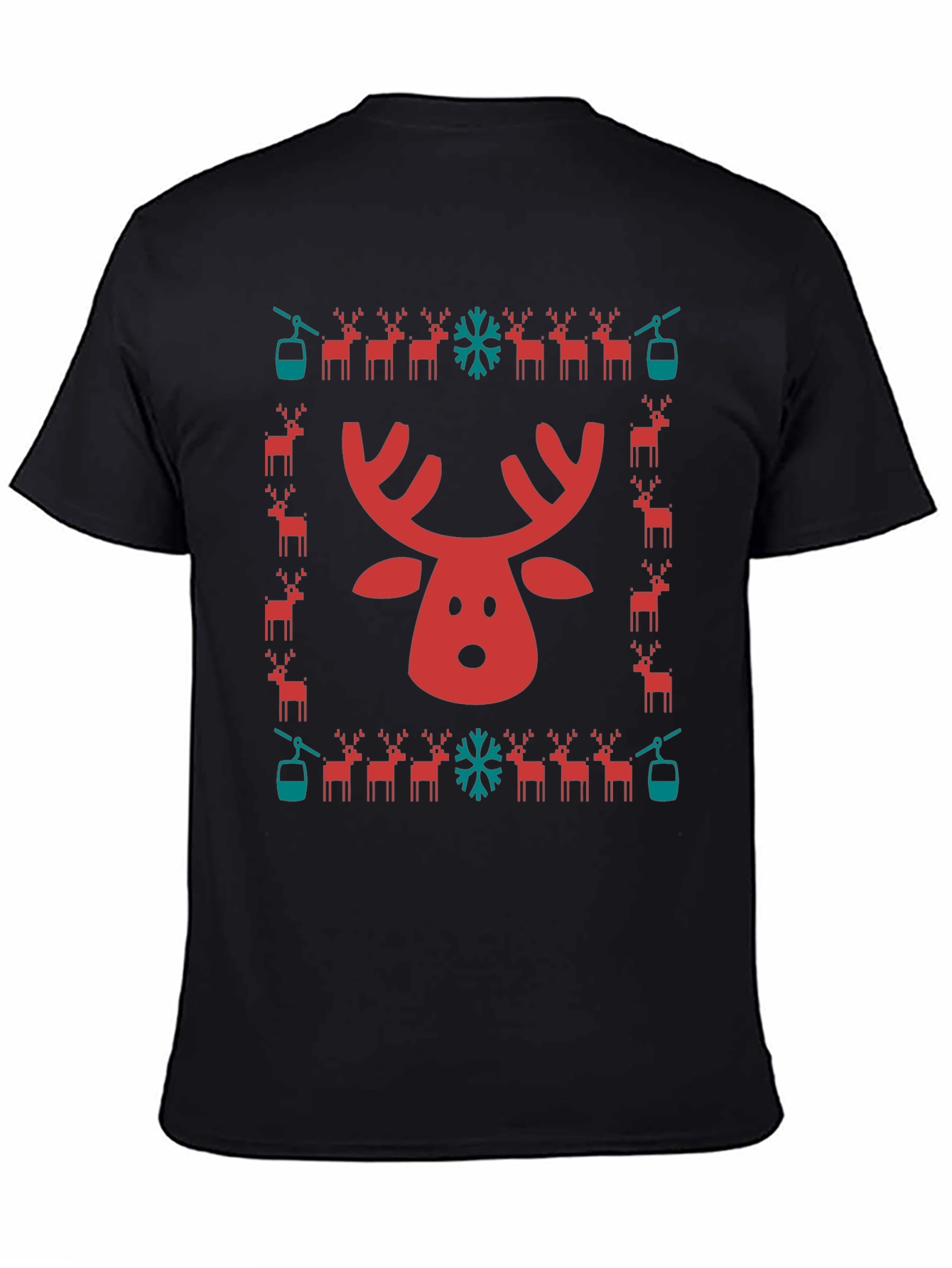 Holiday Ski Deer T-Shirt