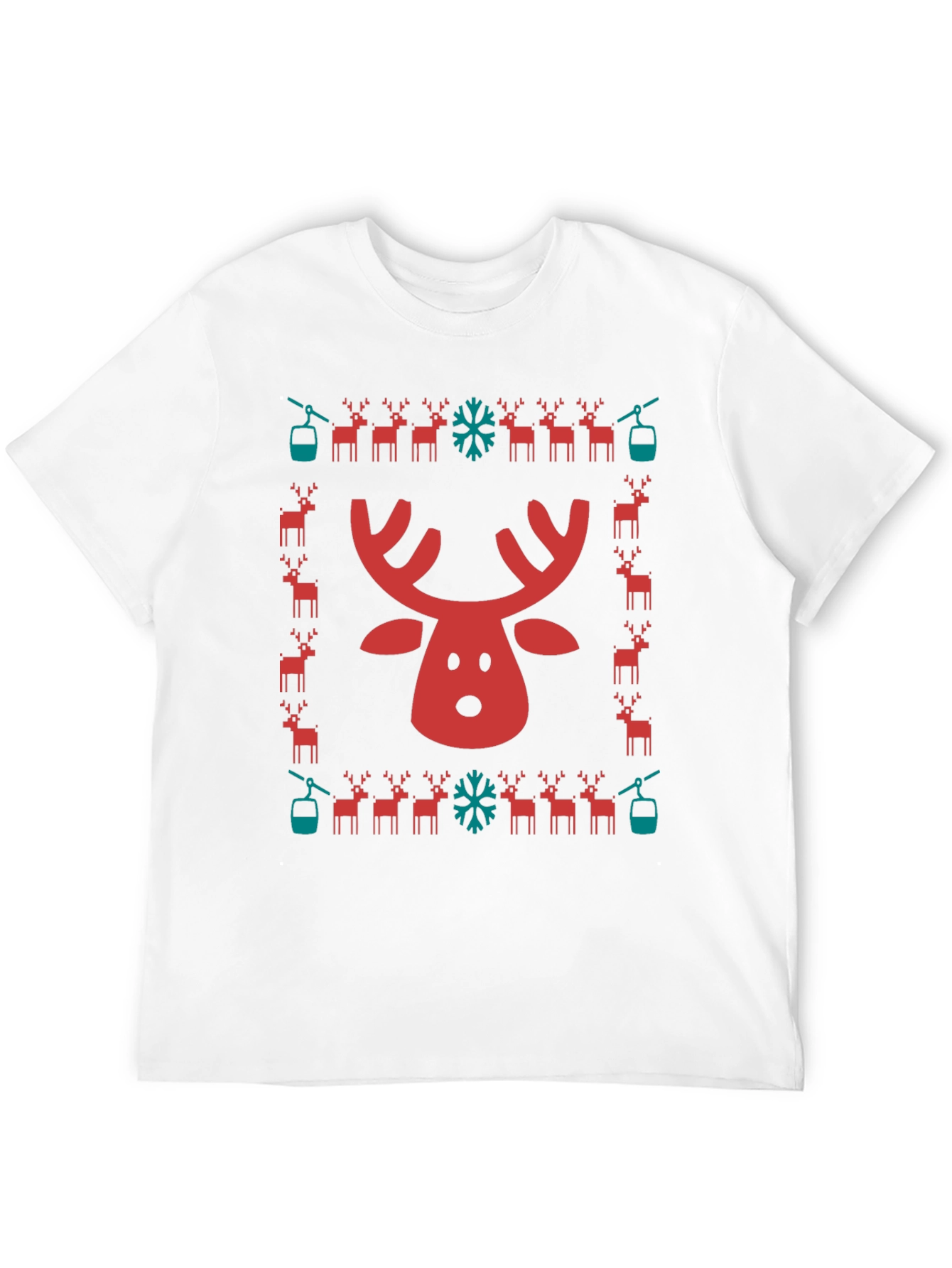 Holiday Ski Deer T-Shirt