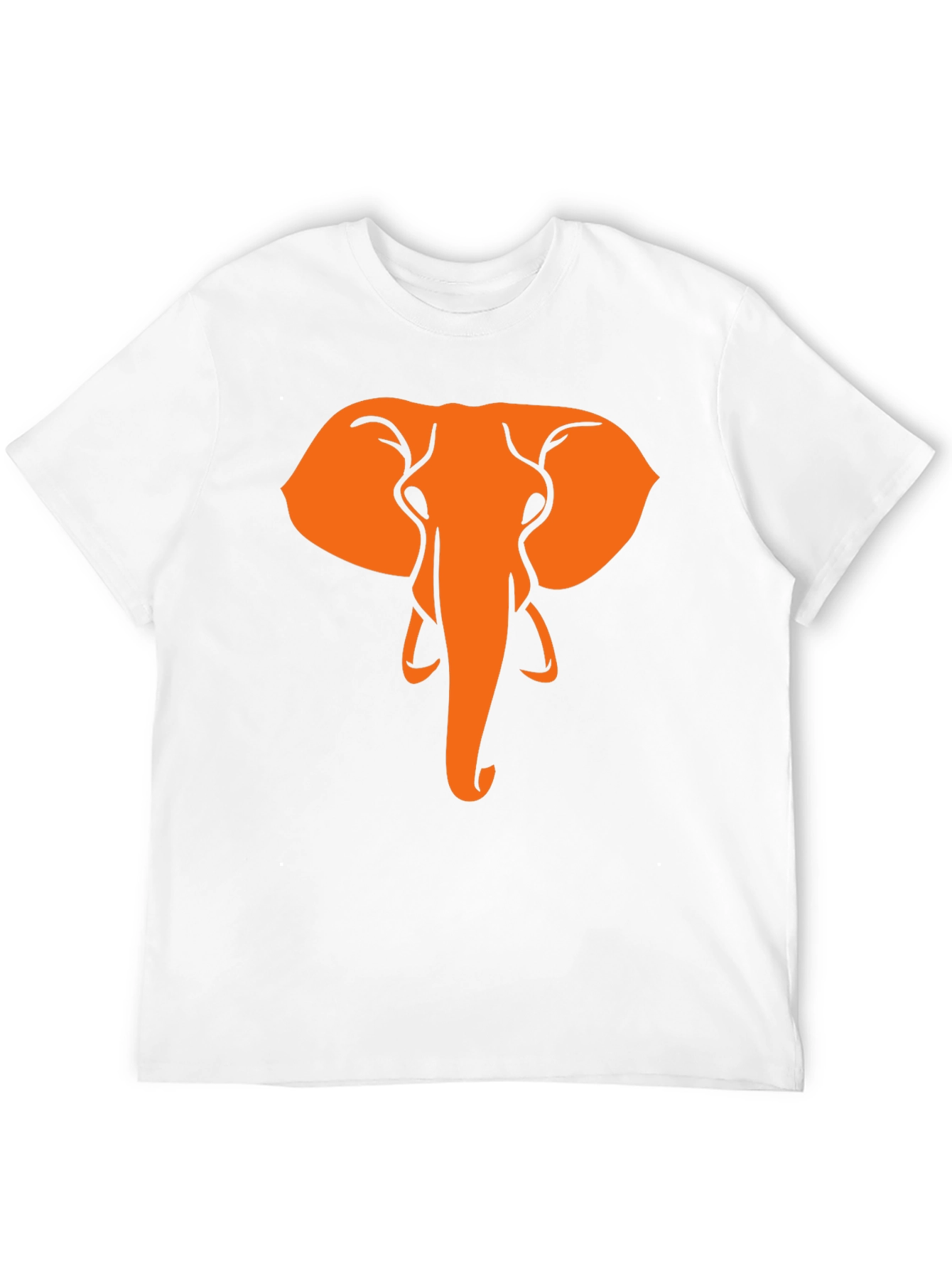 Elephant Graphic Tee - Black Cotton T-Shirt