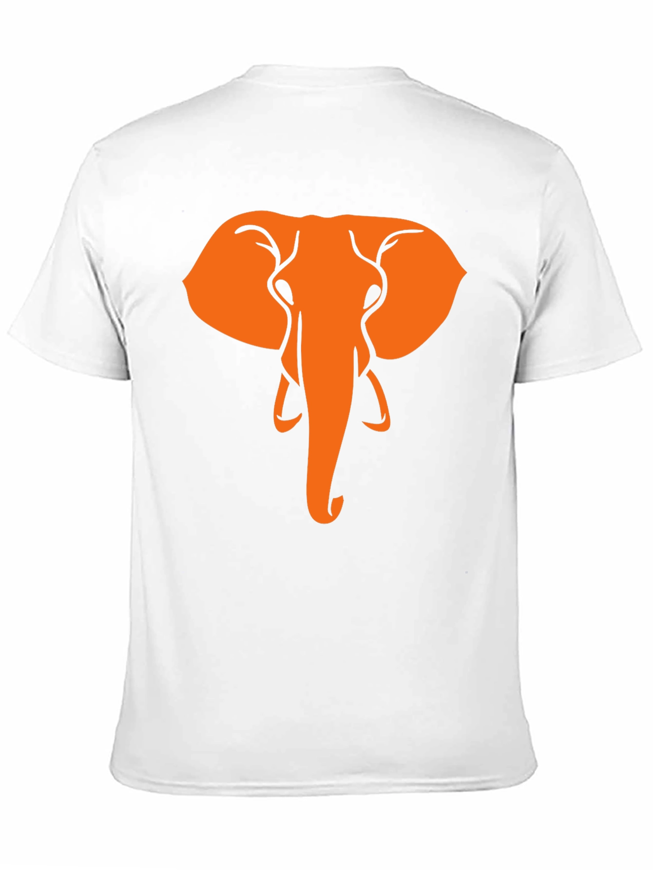 Elephant Graphic Tee - Black Cotton T-Shirt