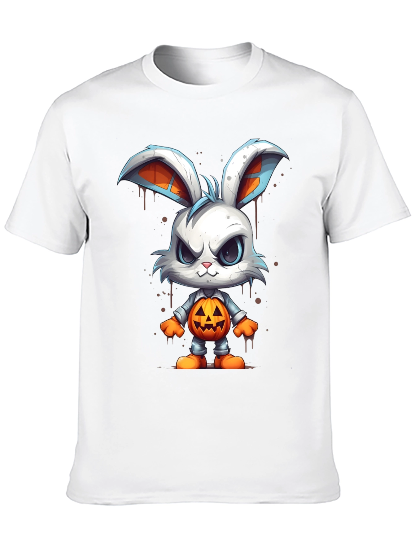 Halloween Bunny T-Shirt - Spooky Rabbit Design