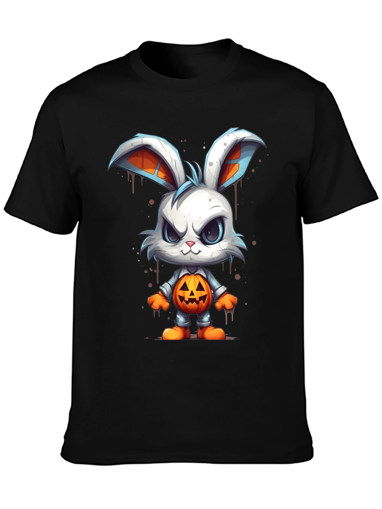 Halloween Bunny T-Shirt - Spooky Rabbit Design